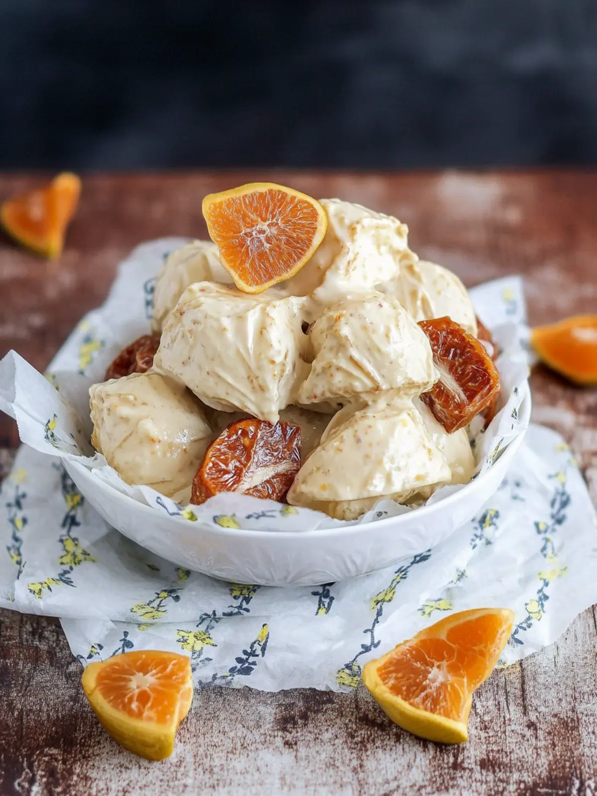 Salzbutter-Karamell-Eis ohne Eismaschine