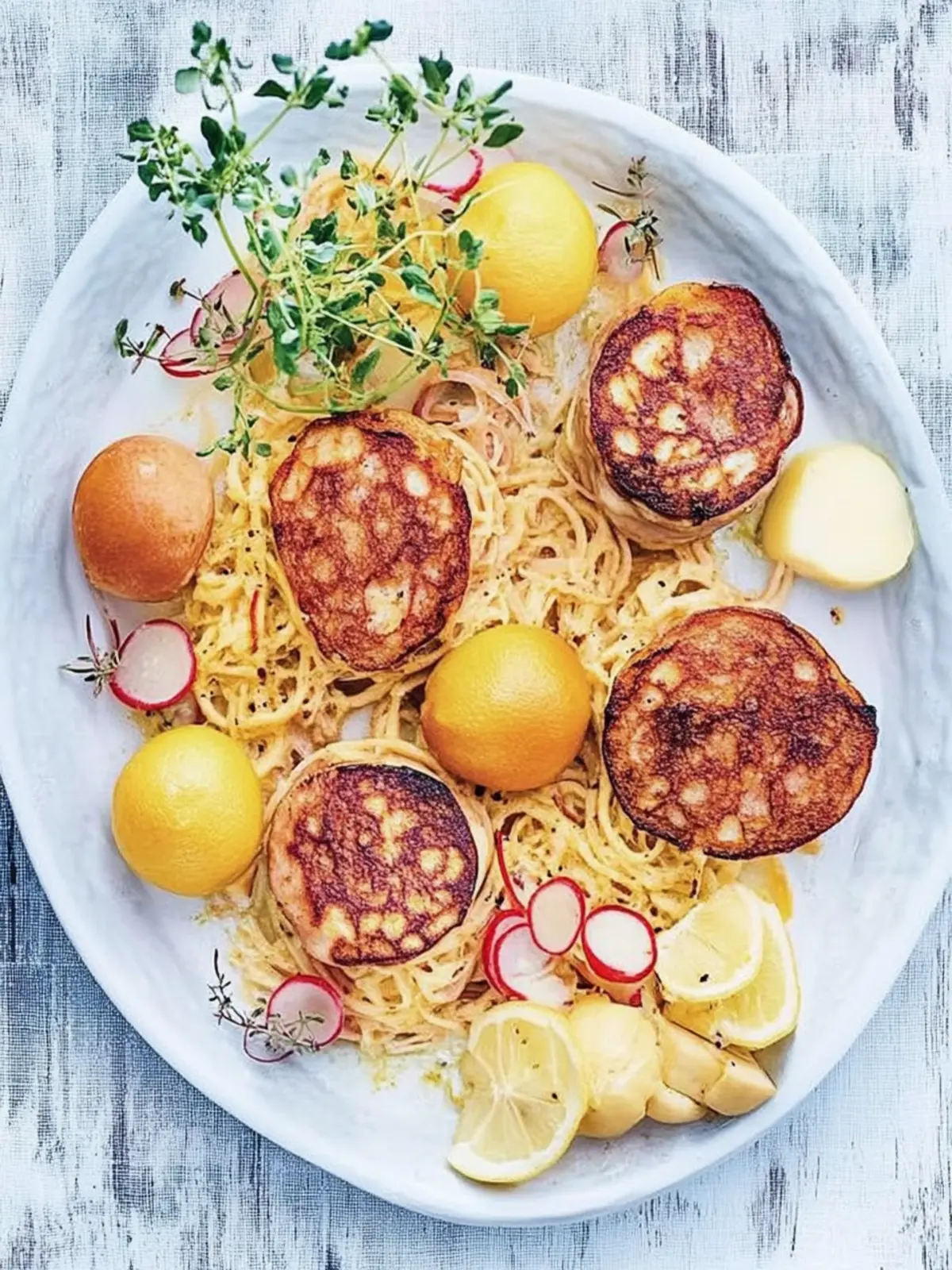 Reibeküchlein mit Apfel und Speck