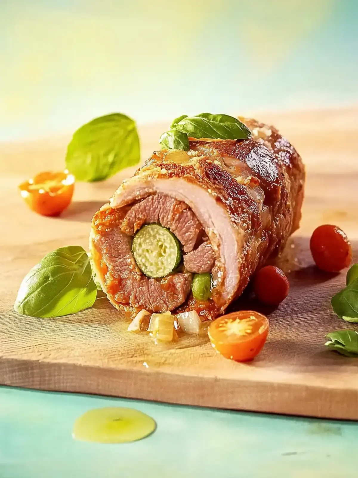 Italienische Rouladen mit Parmaschinken