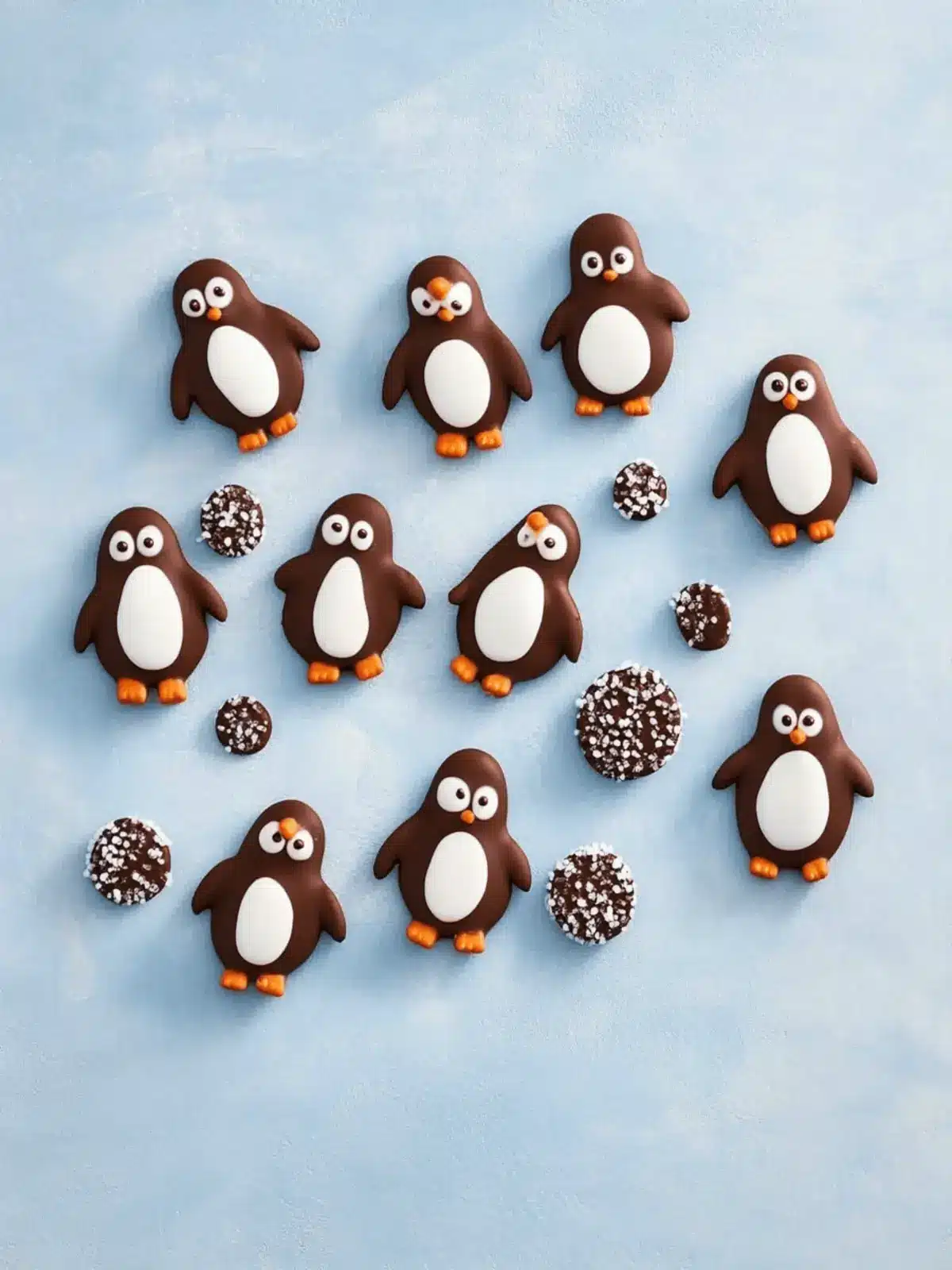 Pinguin-Schokoladengebäck