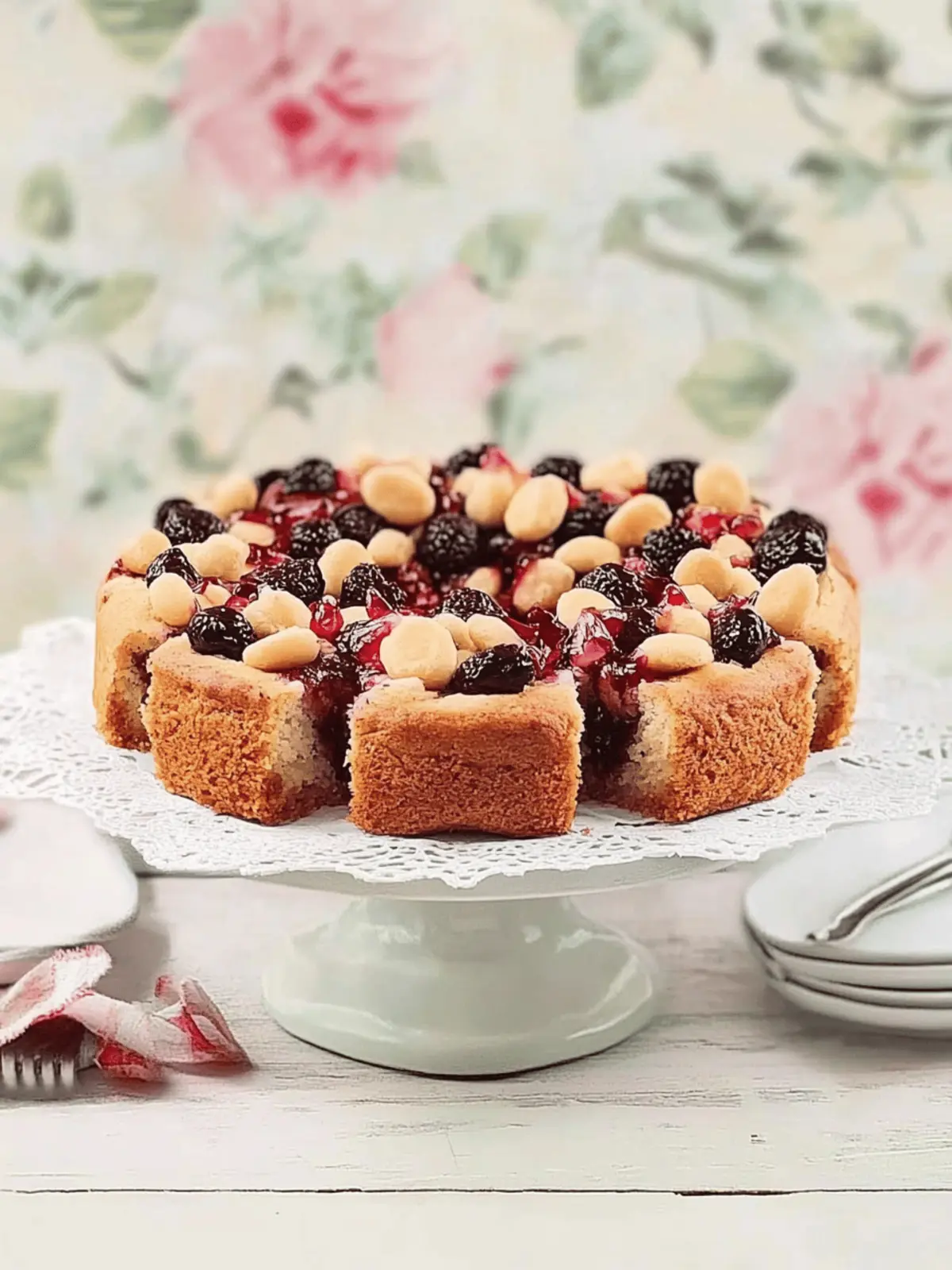 Zwetschgenkuchen mit Mandeln