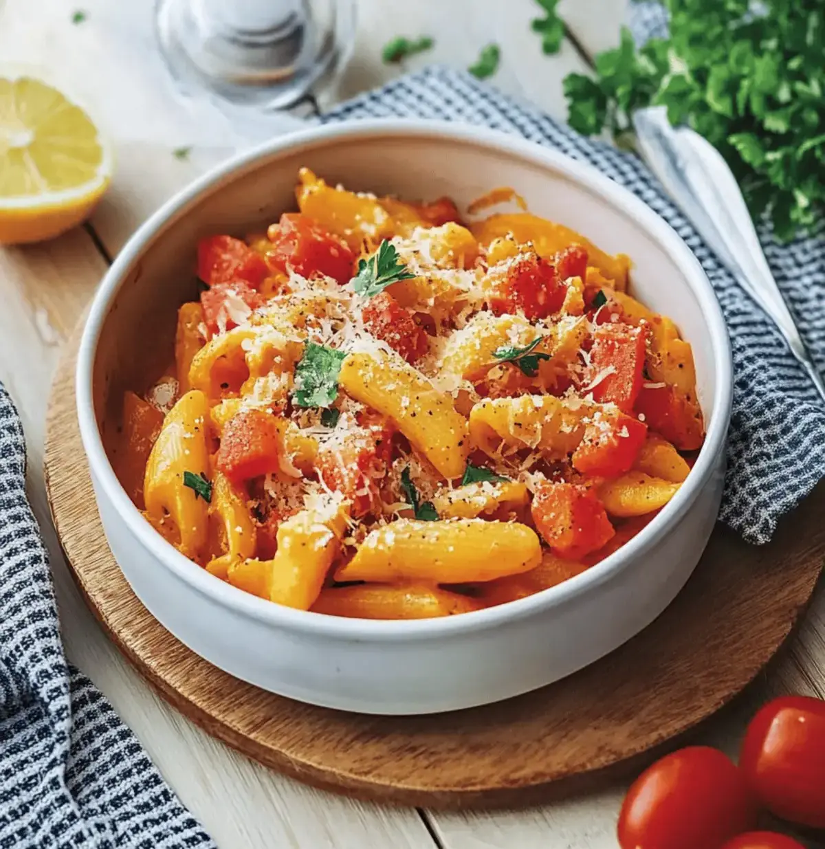 Nudel-Kürbis-Auflauf