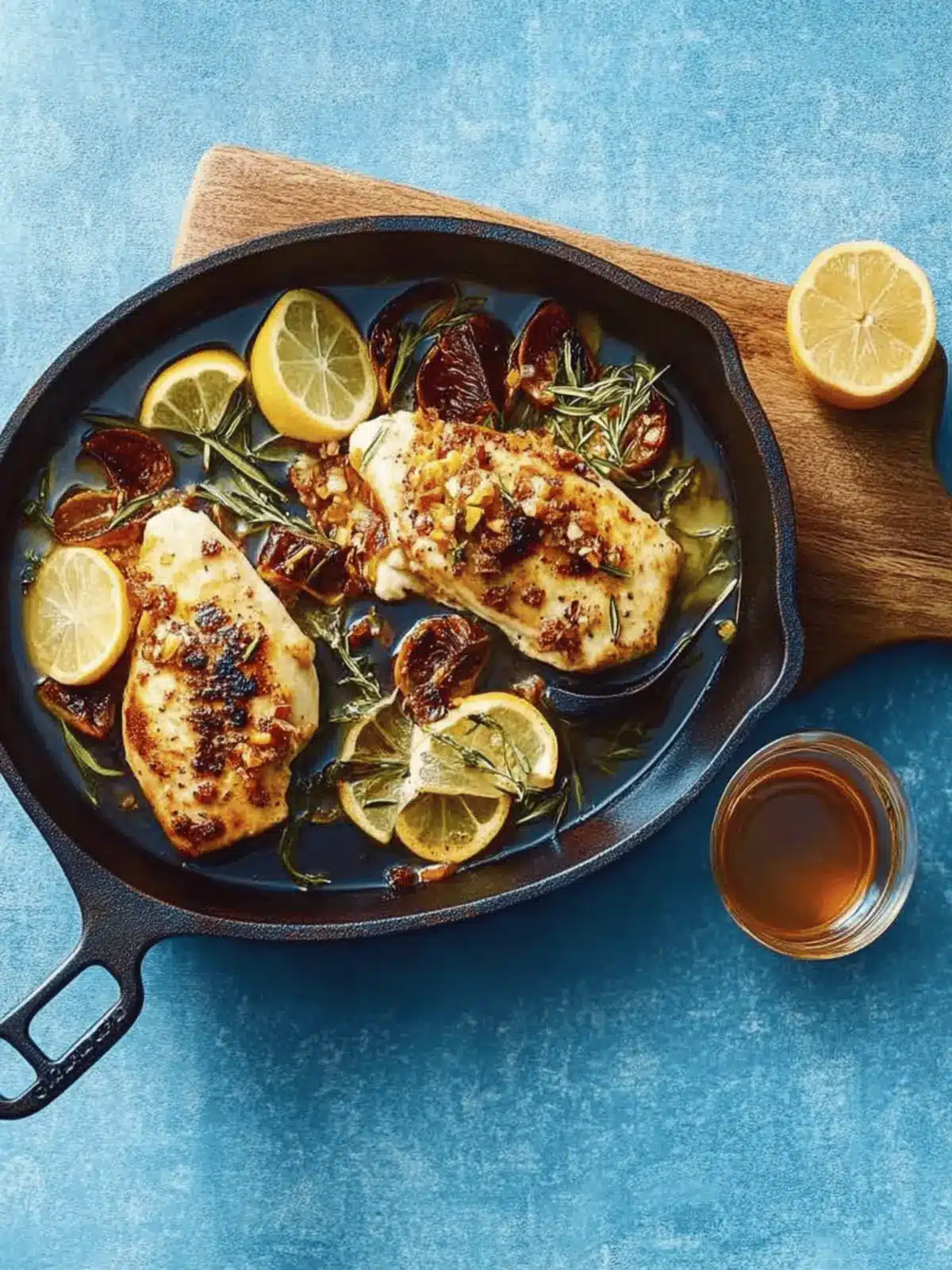 Hühnchen mit Cranberries und Rosmarin