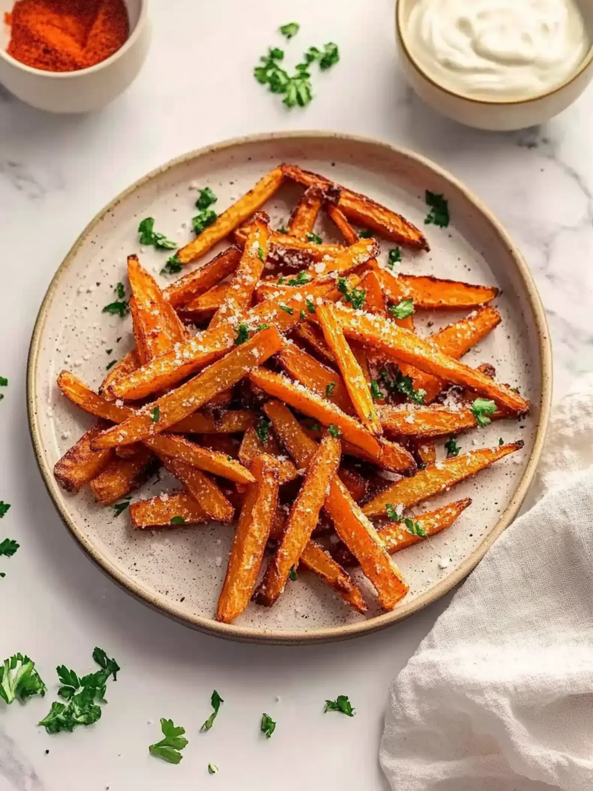 Die besten Süßkartoffel-Pommes aus dem Airfryer