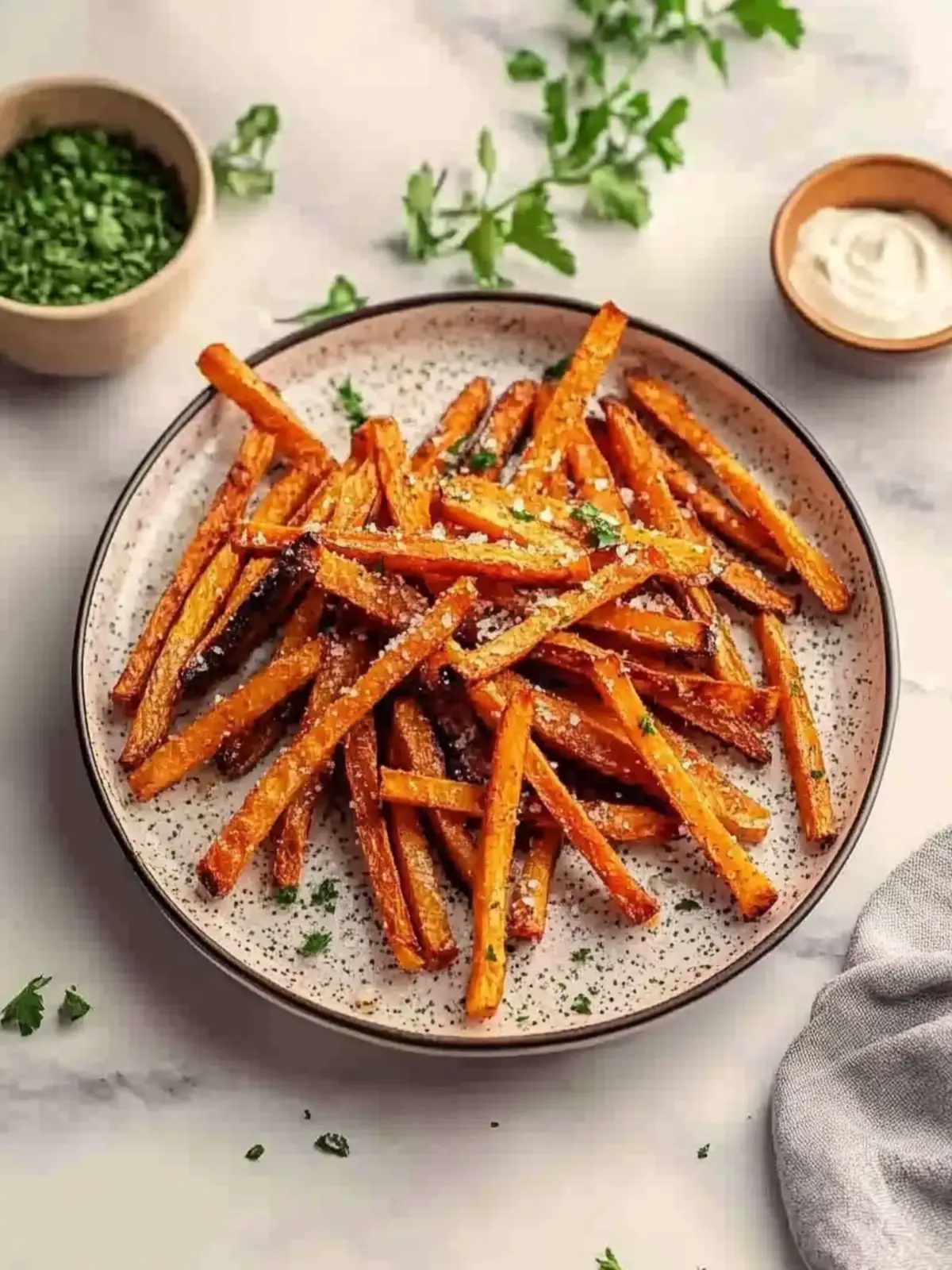 Die besten Süßkartoffel-Pommes aus dem Airfryer