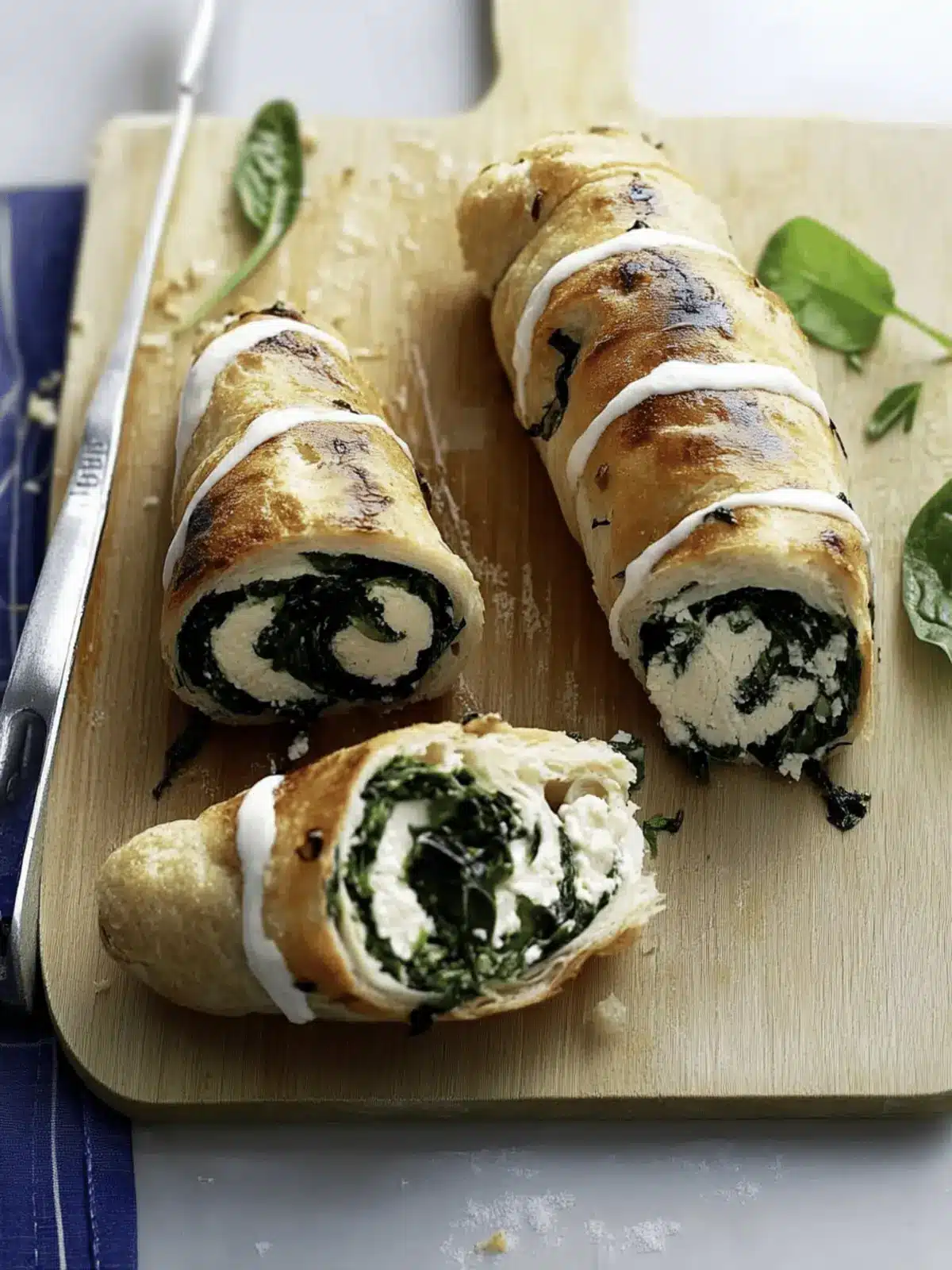 Hühnchenbrust-Spinat-Roulade