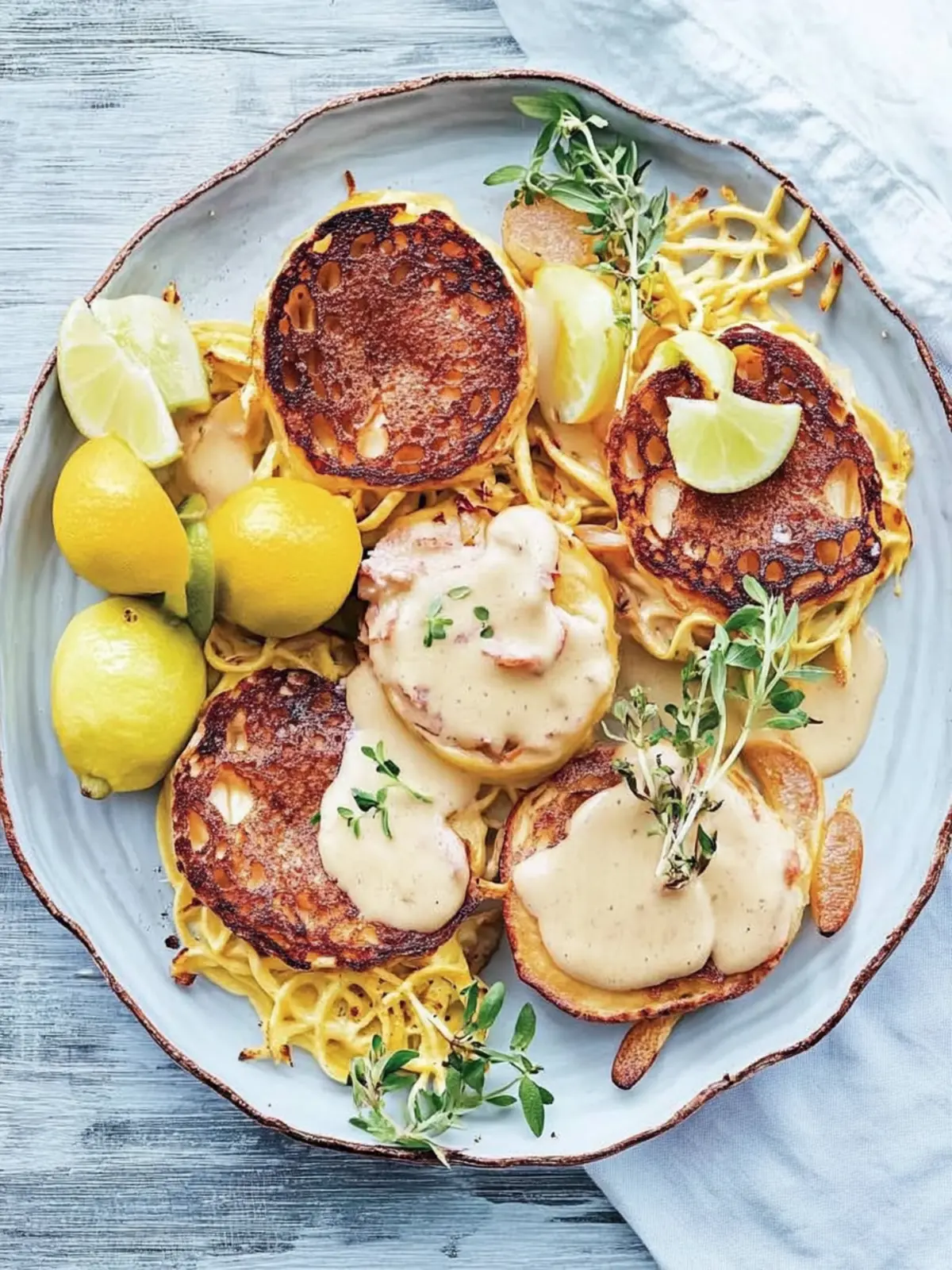 Reibeküchlein mit Apfel und Speck