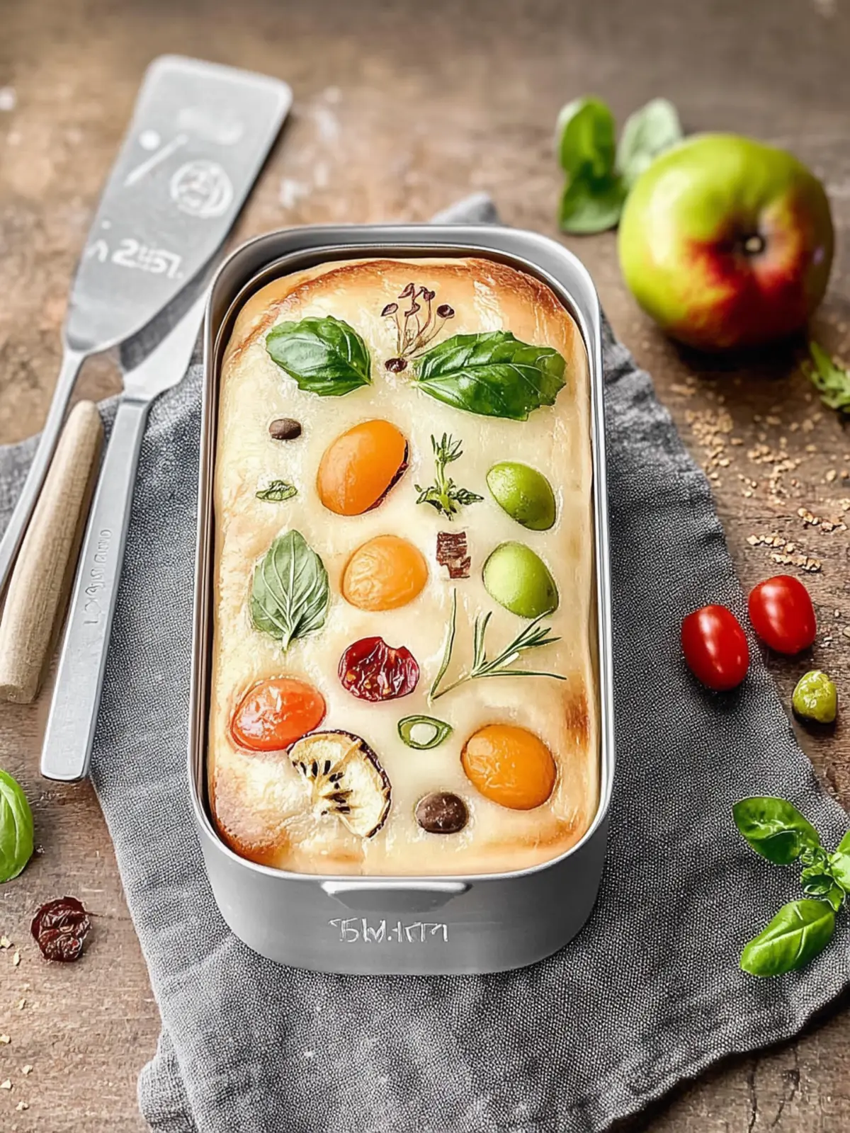 Leckere Lunchbox Focaccia