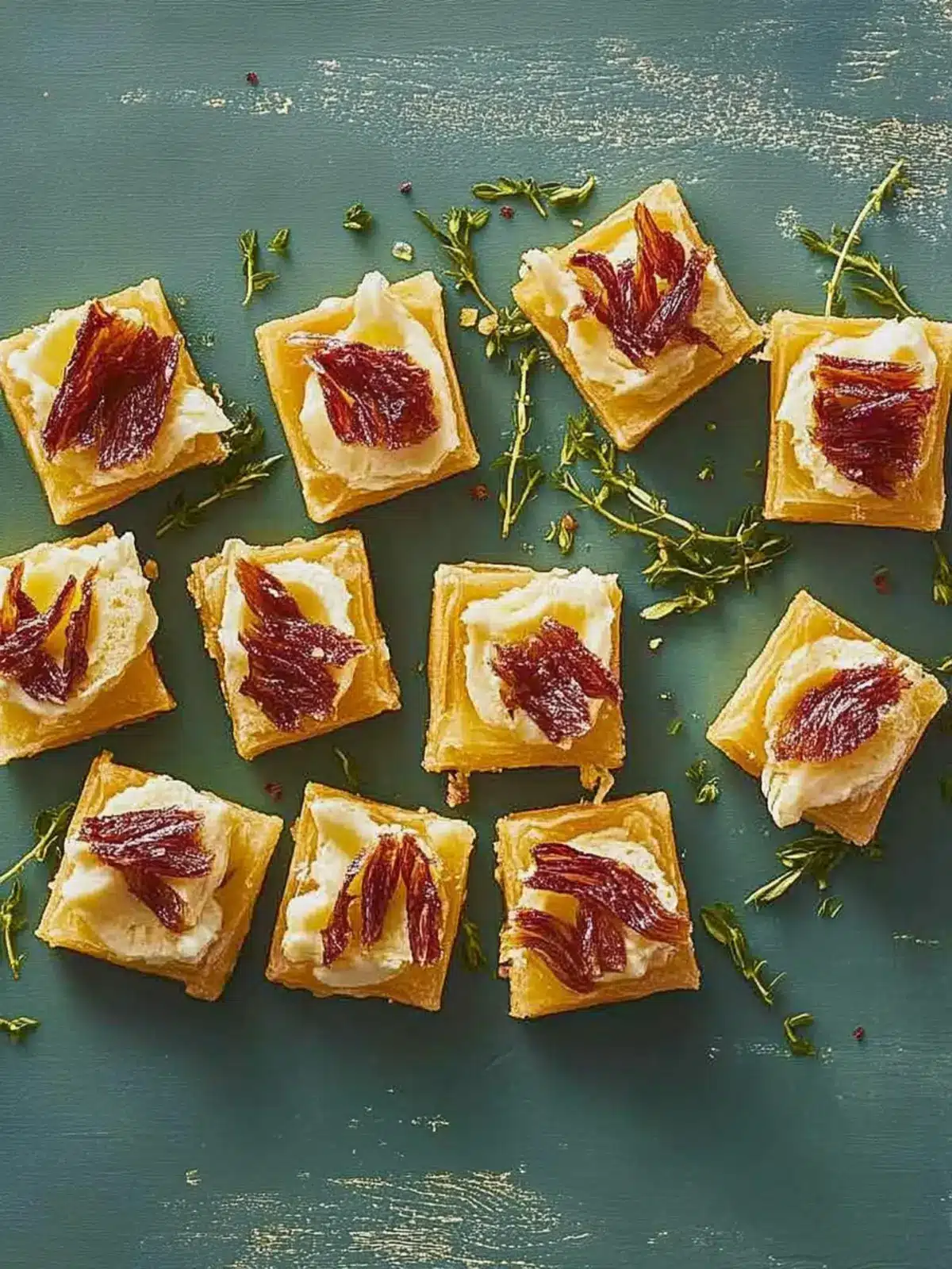 Blätterteig-Zwiebel-Kissen