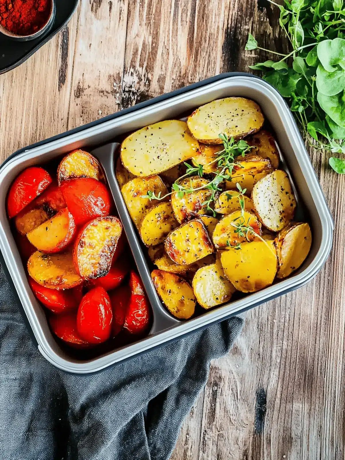 Mittagsbox Ofenkartoffeln