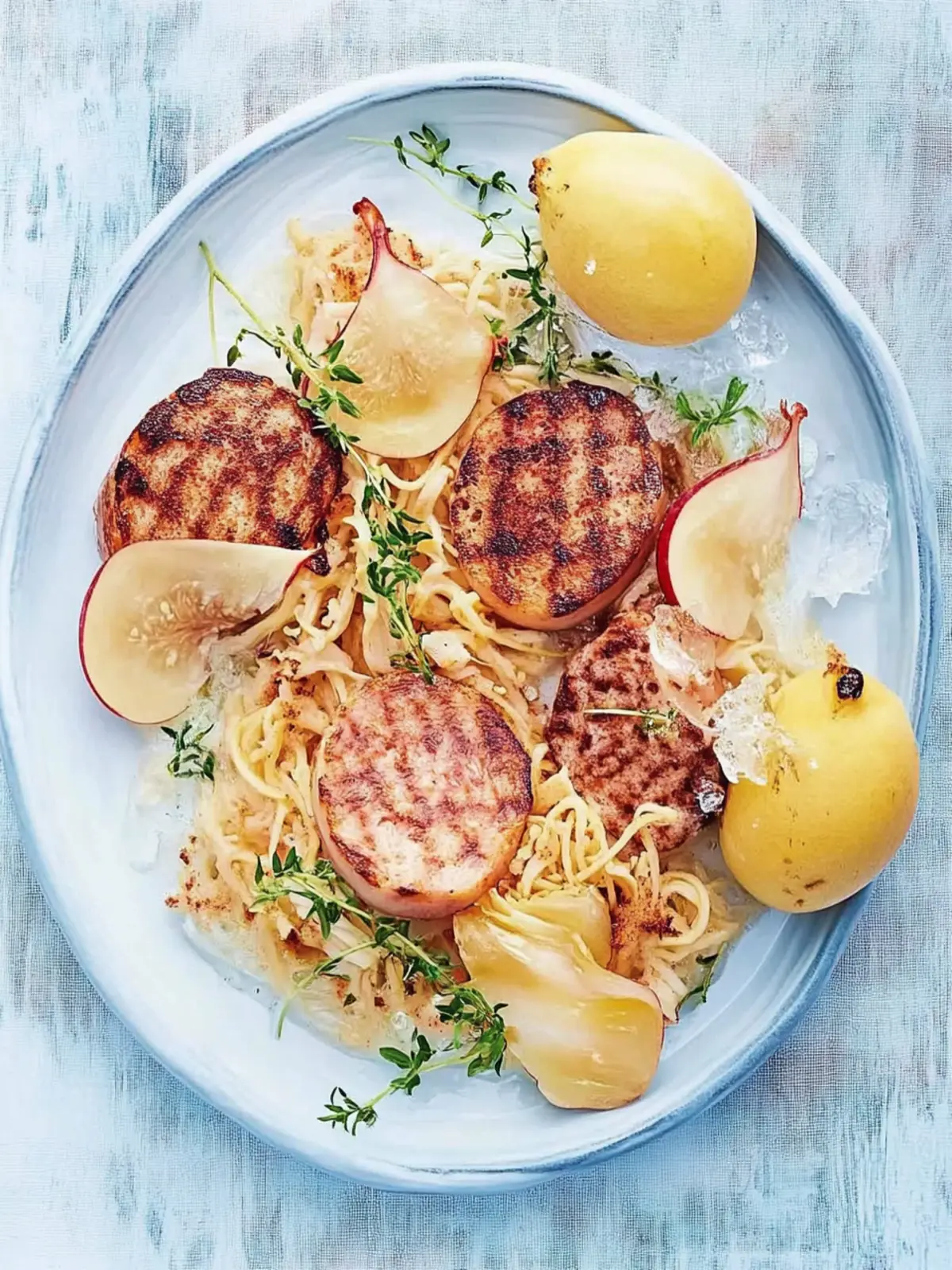 Reibeküchlein mit Apfel und Speck