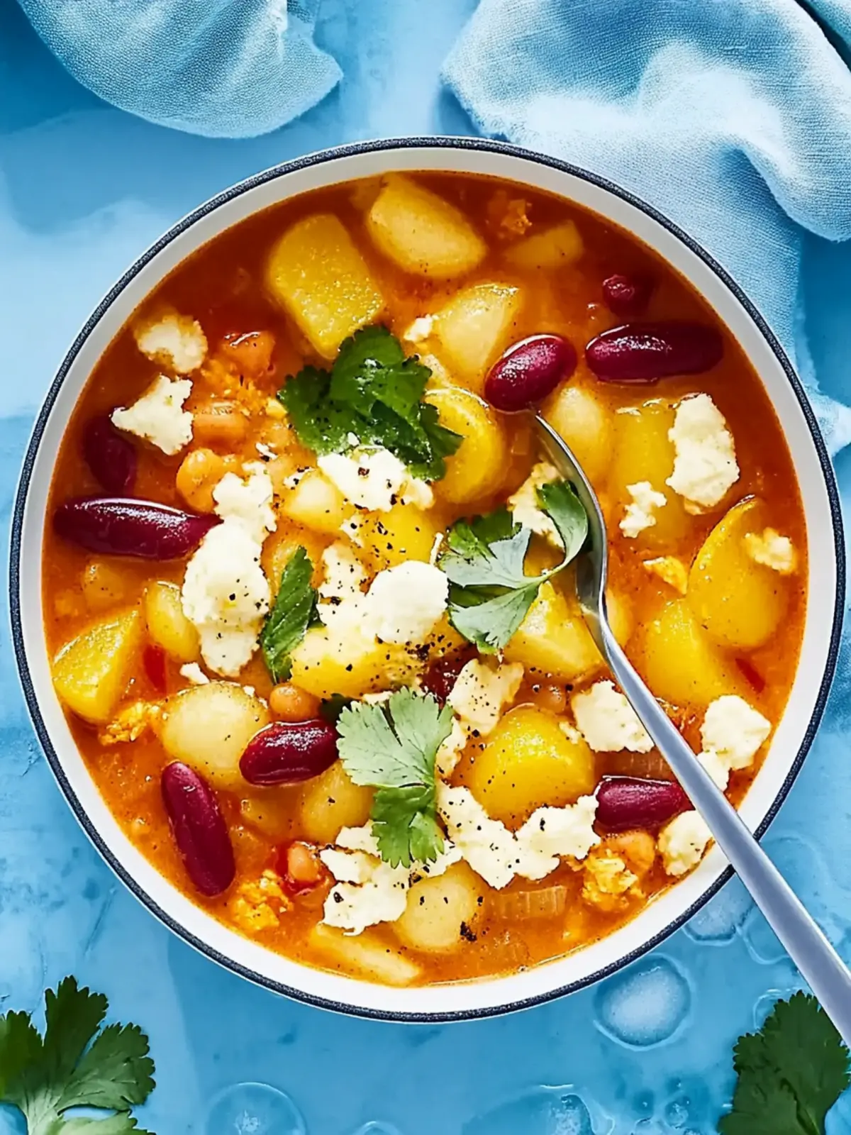 Kichererbsen-Bohnen-Eintopf (Eine Pfanne)