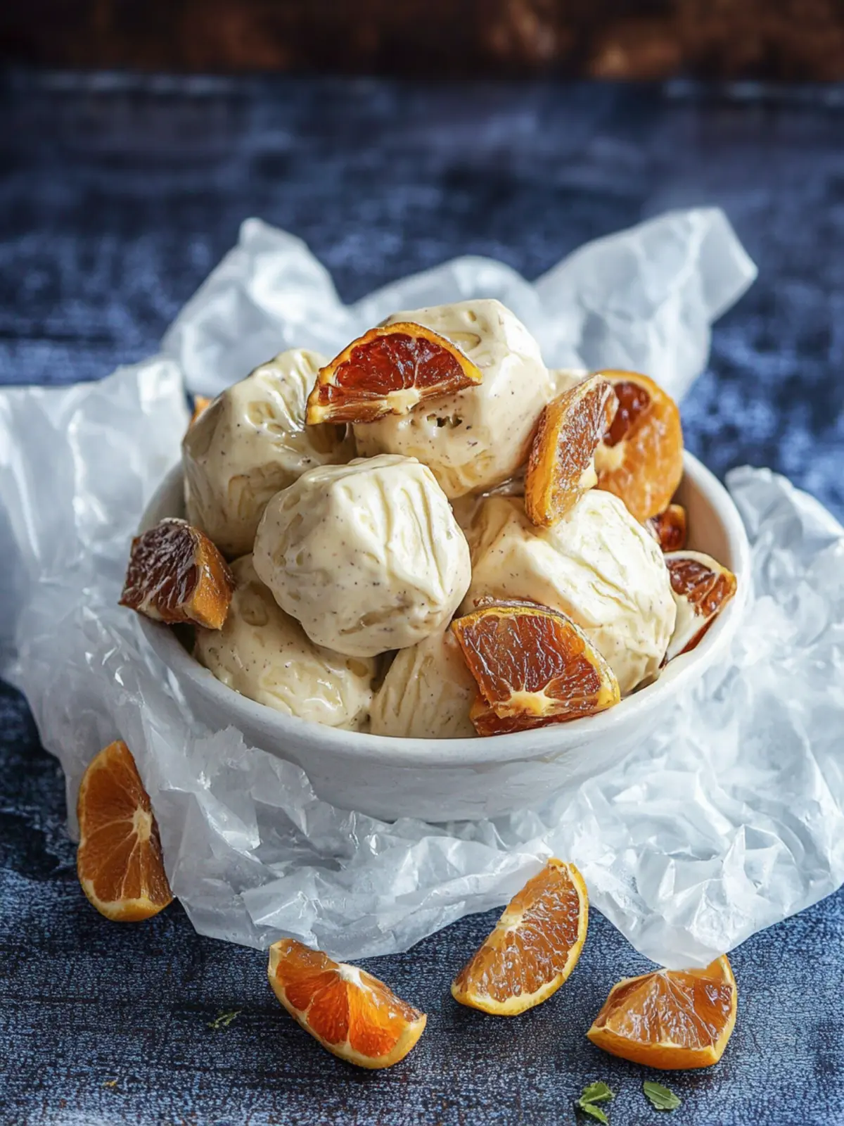 Salzbutter-Karamell-Eis ohne Eismaschine