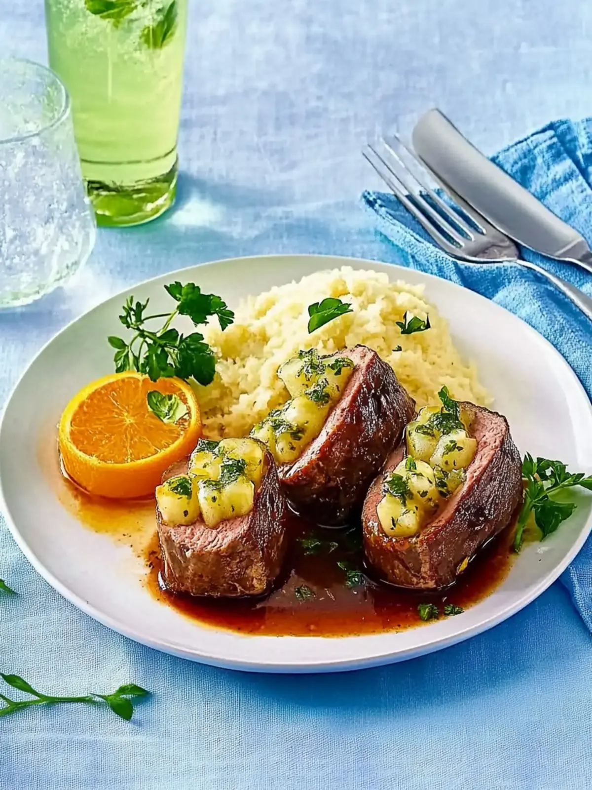 Omas Rouladen mit Kartoffel-Sellerie-Stampf