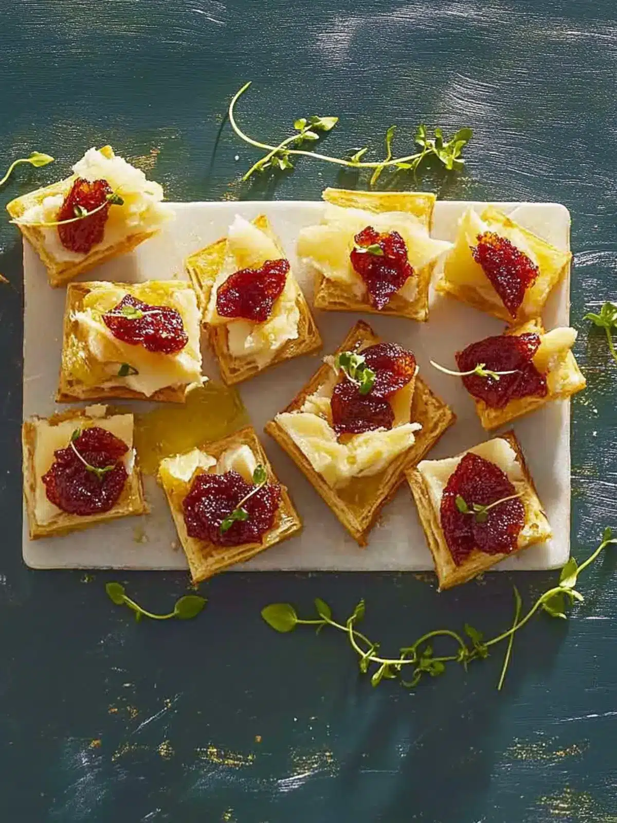 Blätterteig-Zwiebel-Kissen