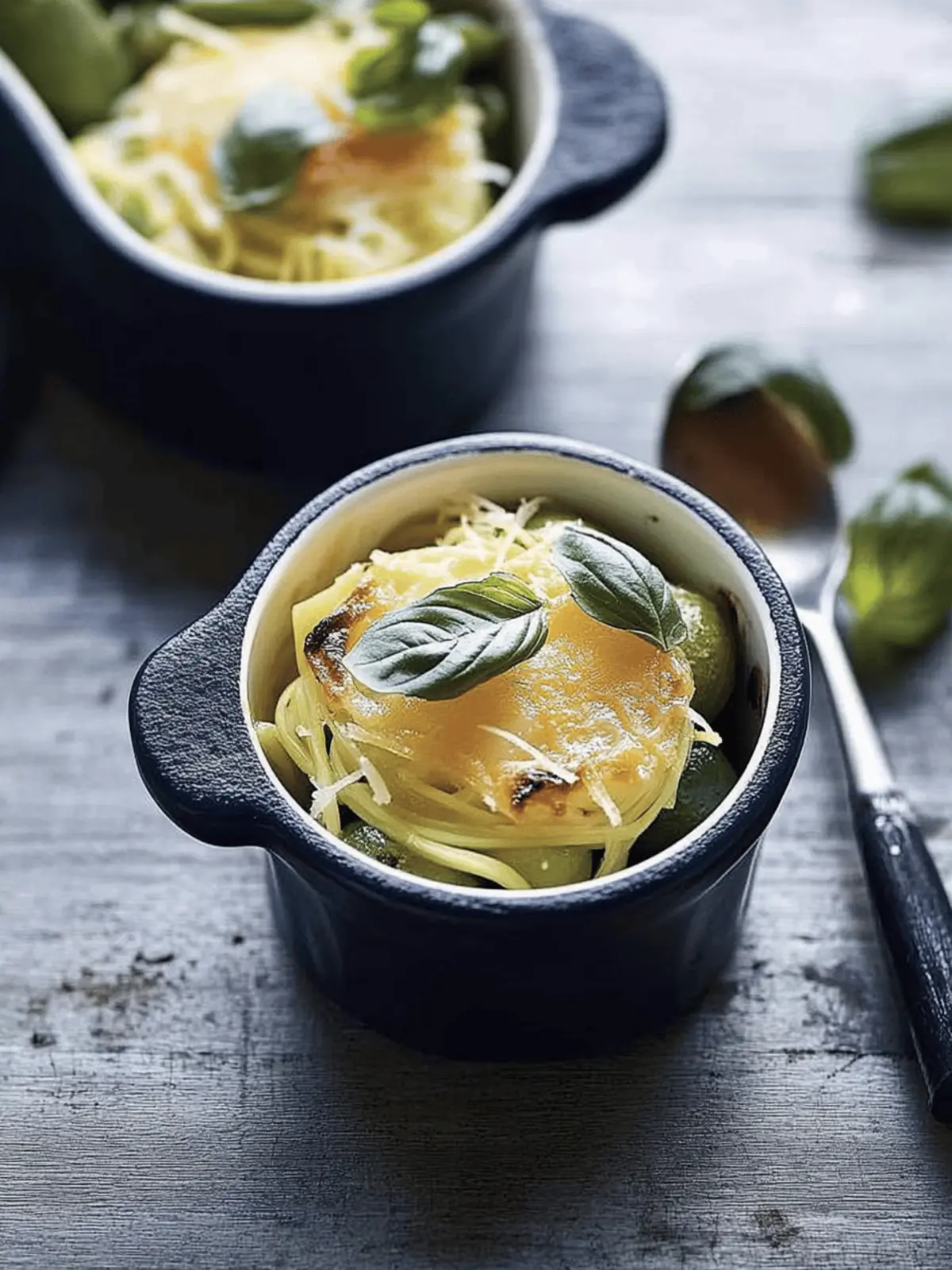 Nudelküchlein mit Rosenkohl