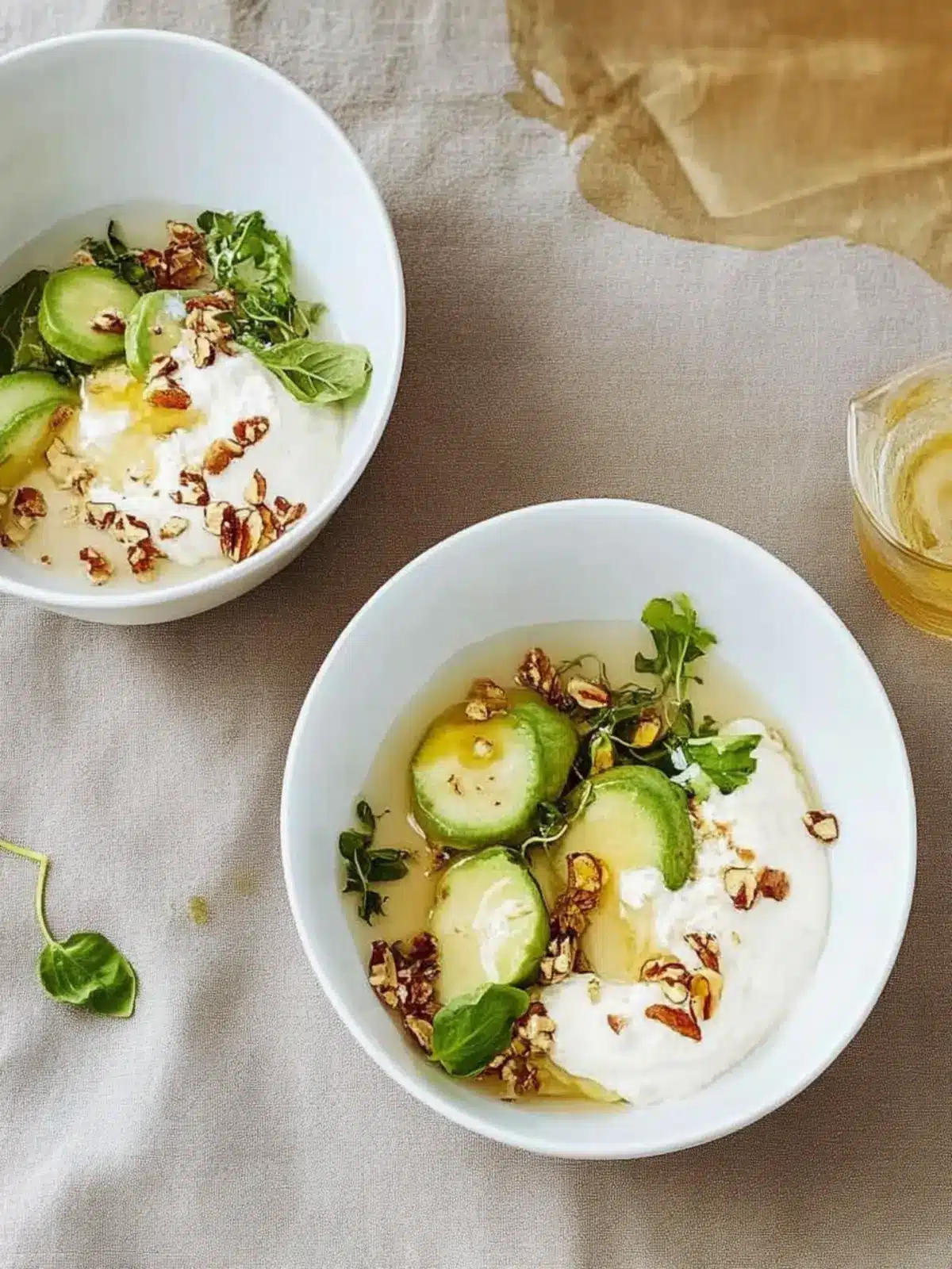 Tahini-Joghurt-Bowl mit Rosenkohl