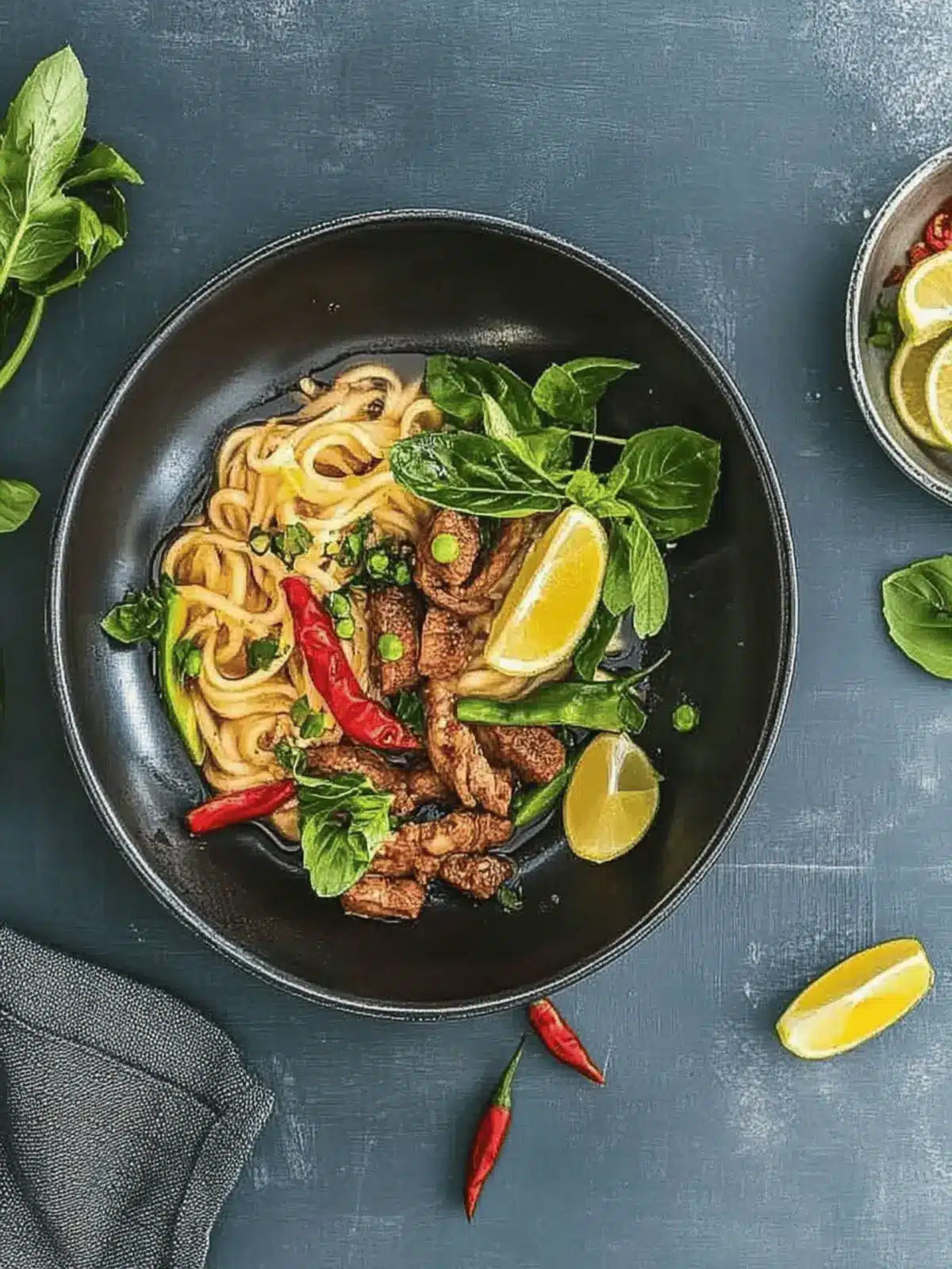 Gebratene Udon-Nudeln