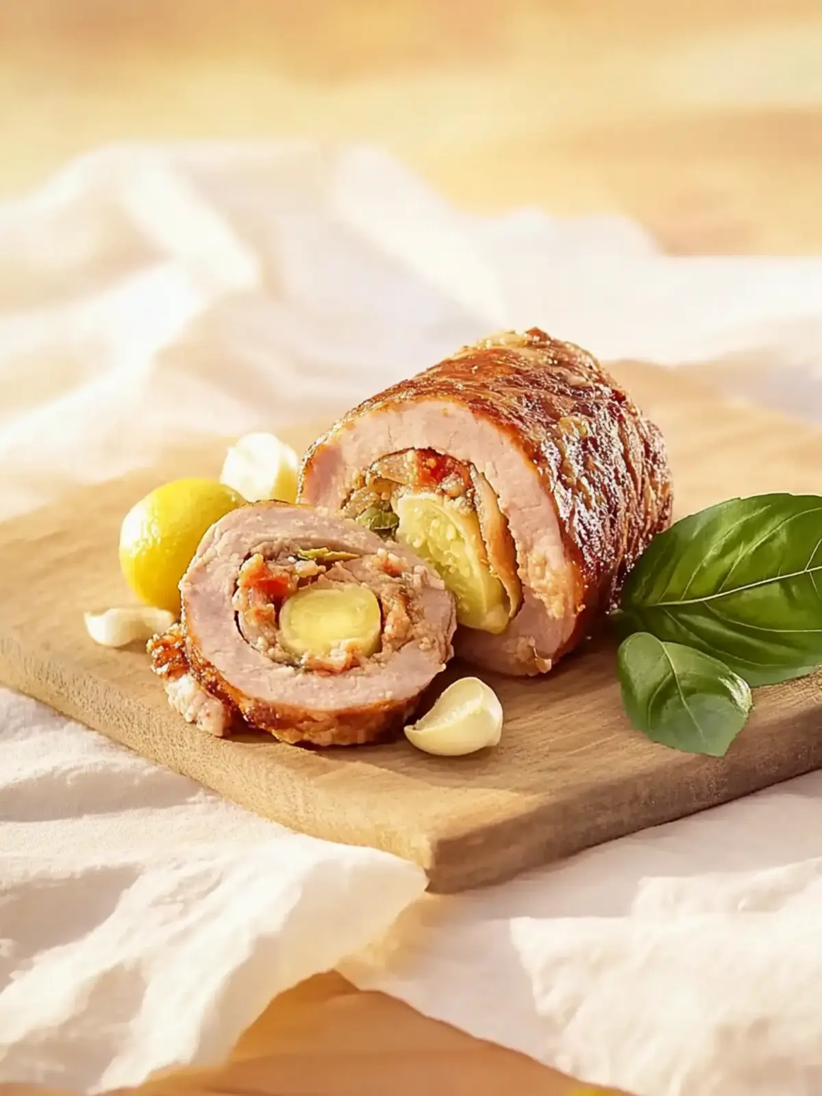 Italienische Rouladen mit Parmaschinken