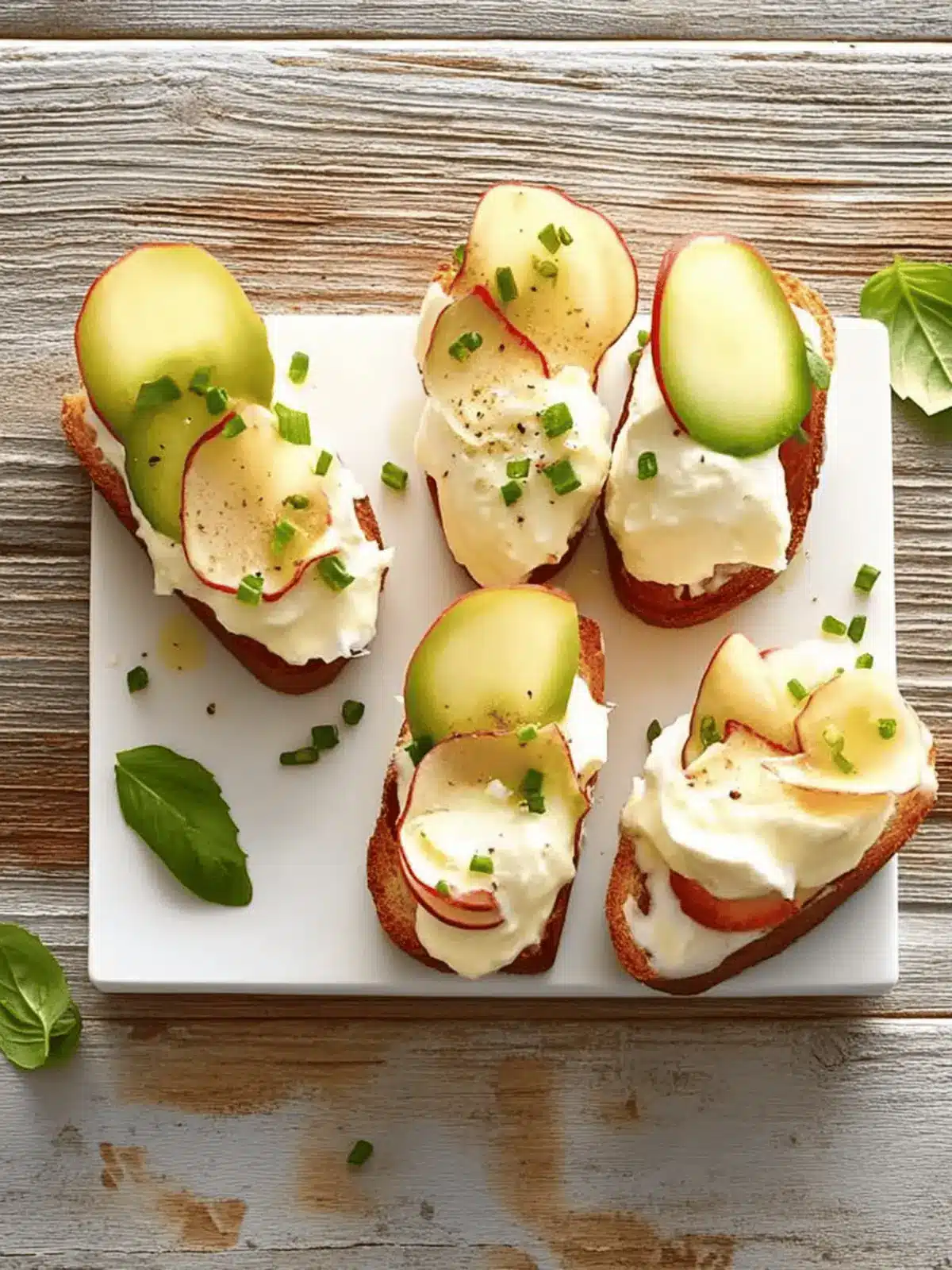 Apfel-Weichkäse-Brötchen