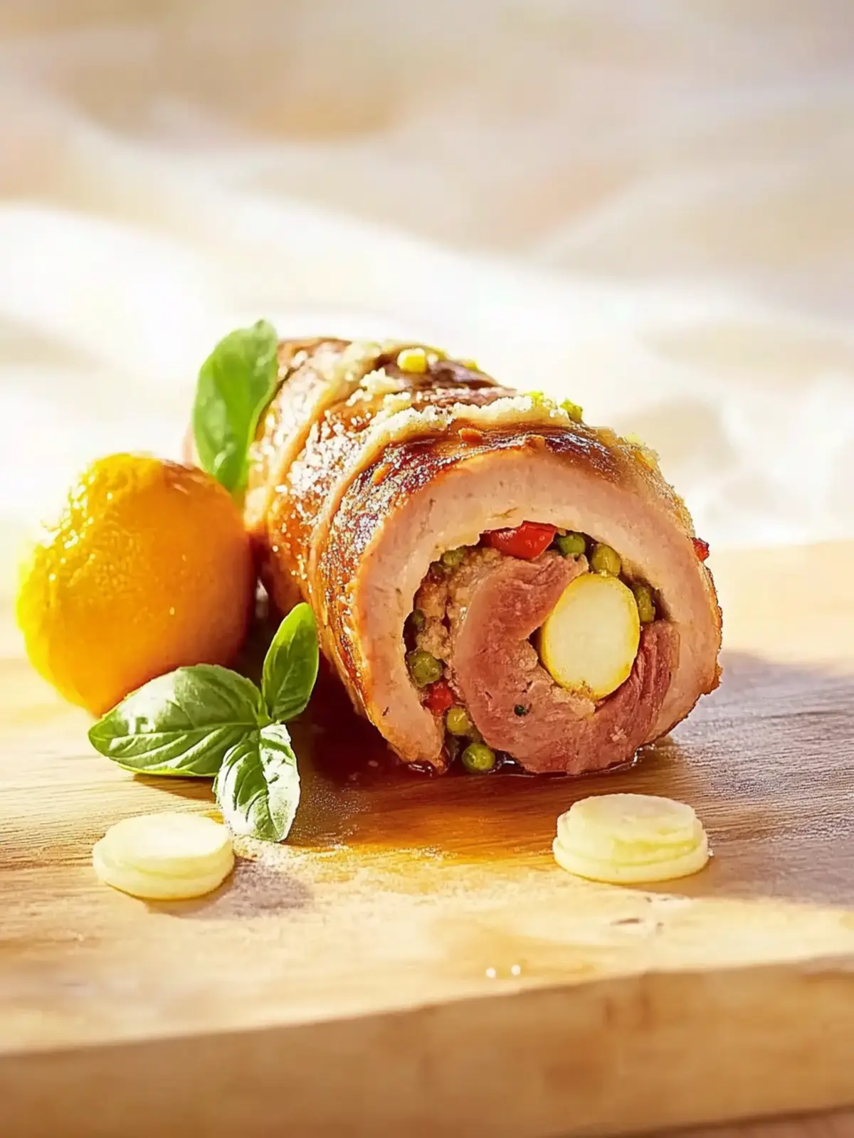 Italienische Rouladen mit Parmaschinken