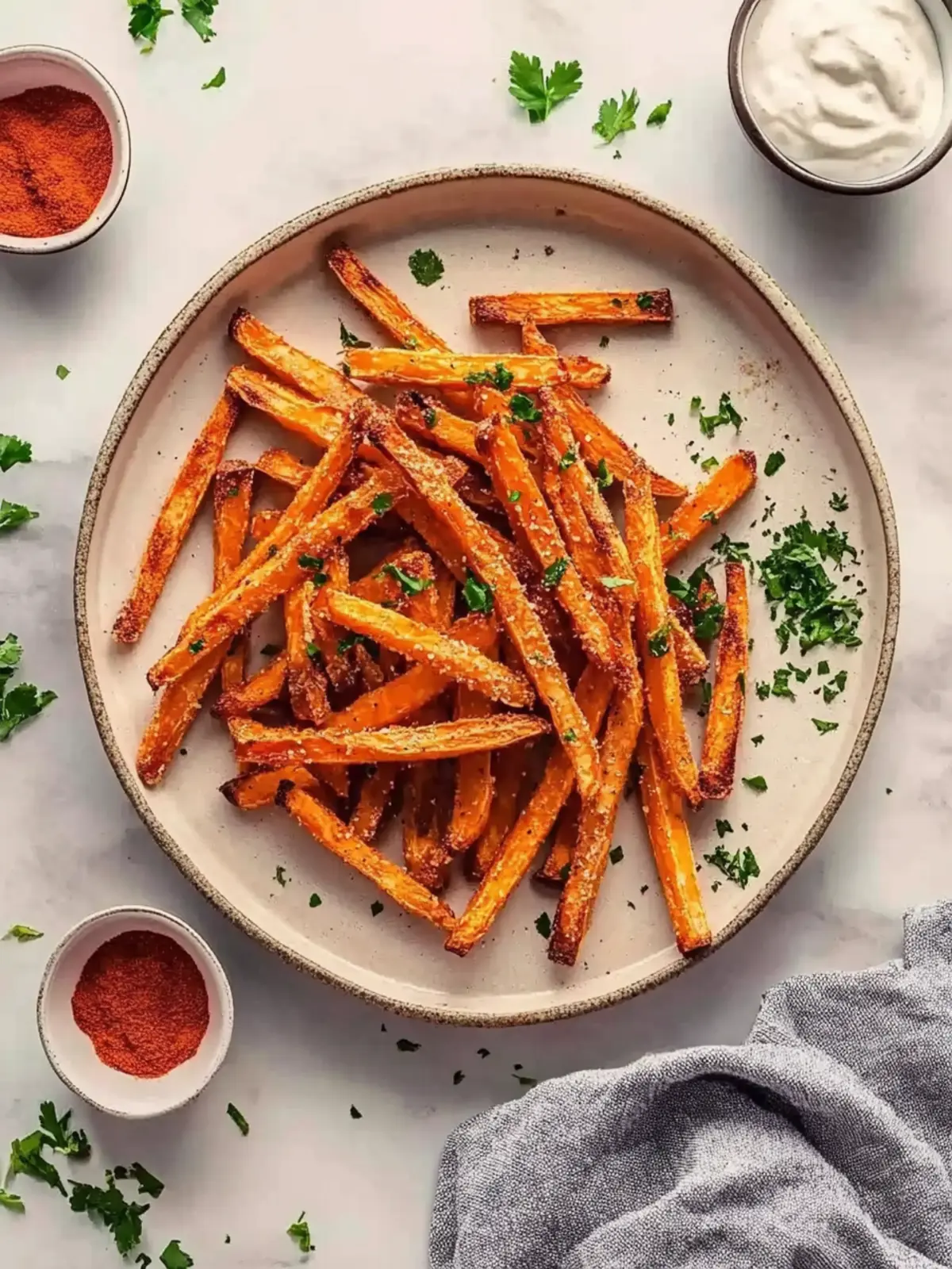 Die besten Süßkartoffel-Pommes aus dem Airfryer