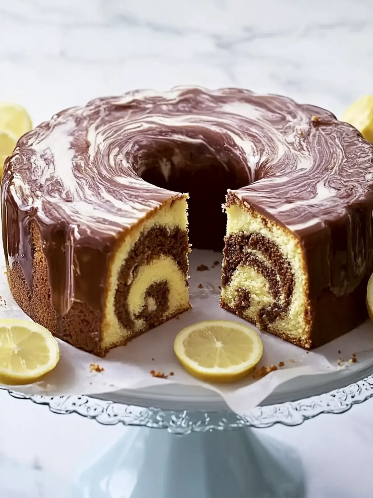 Schoko-Kokos-Marmorkuchen