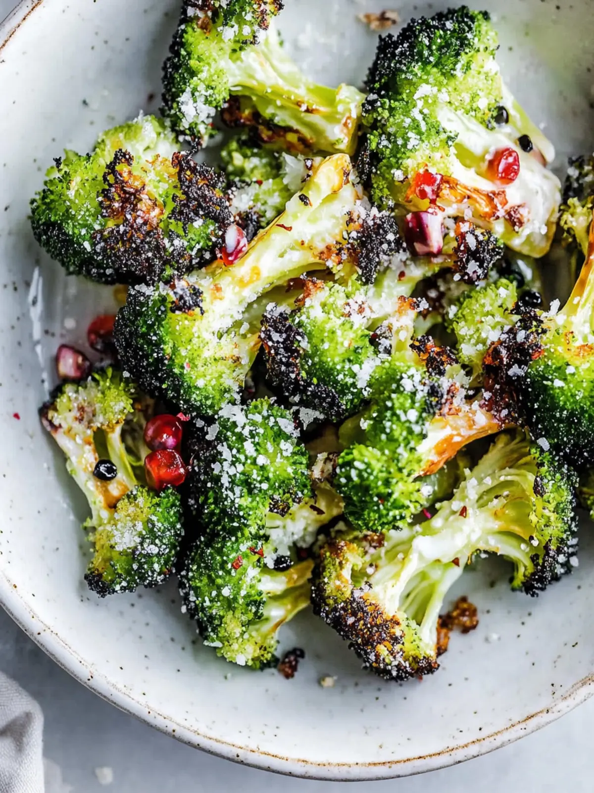 Brokkoli aus der Heißluftfritteuse