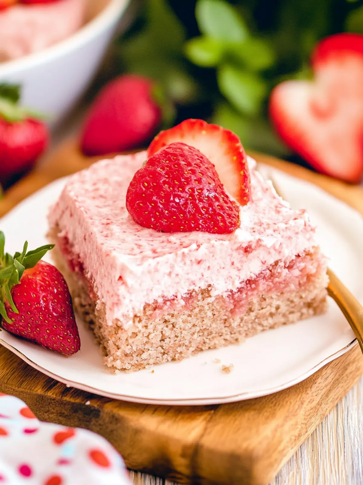 Erdbeerkuchen vom Blech (selbstgemacht)