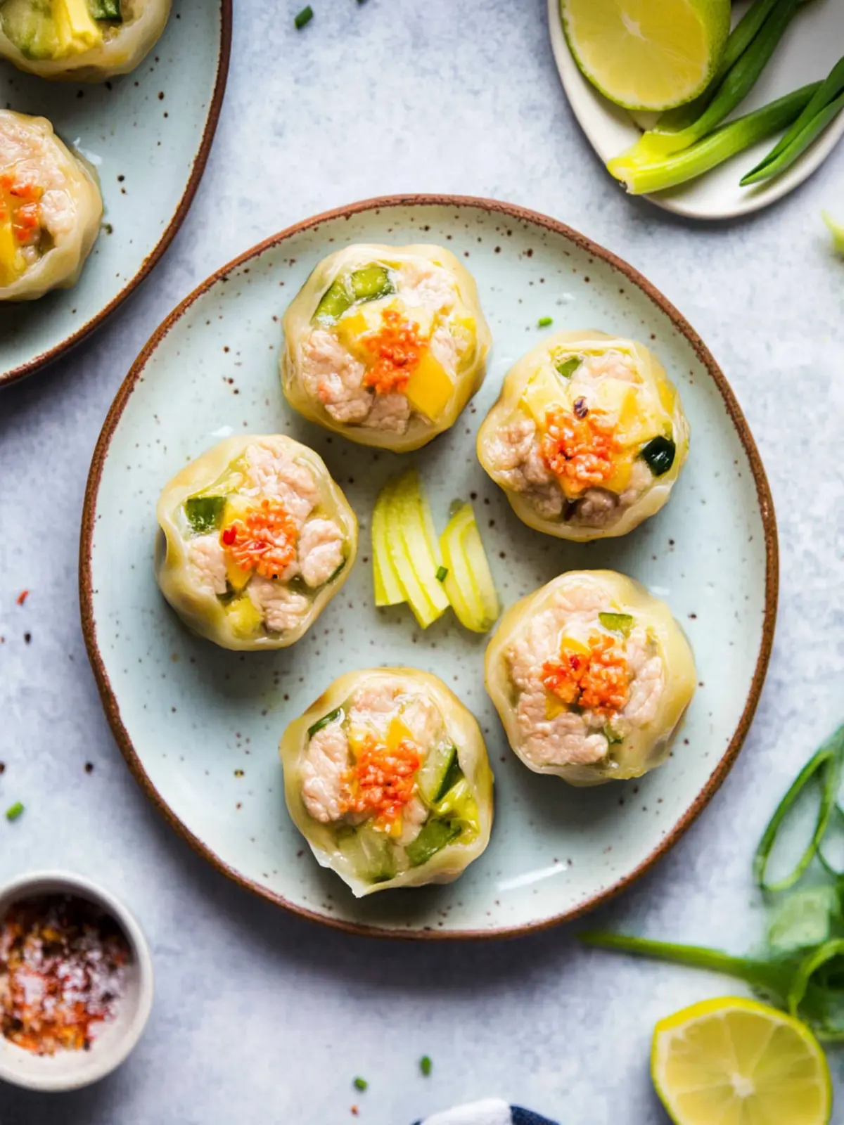 Siu Mai (Shumai) – Chinesische gedämpfte Teigtaschen