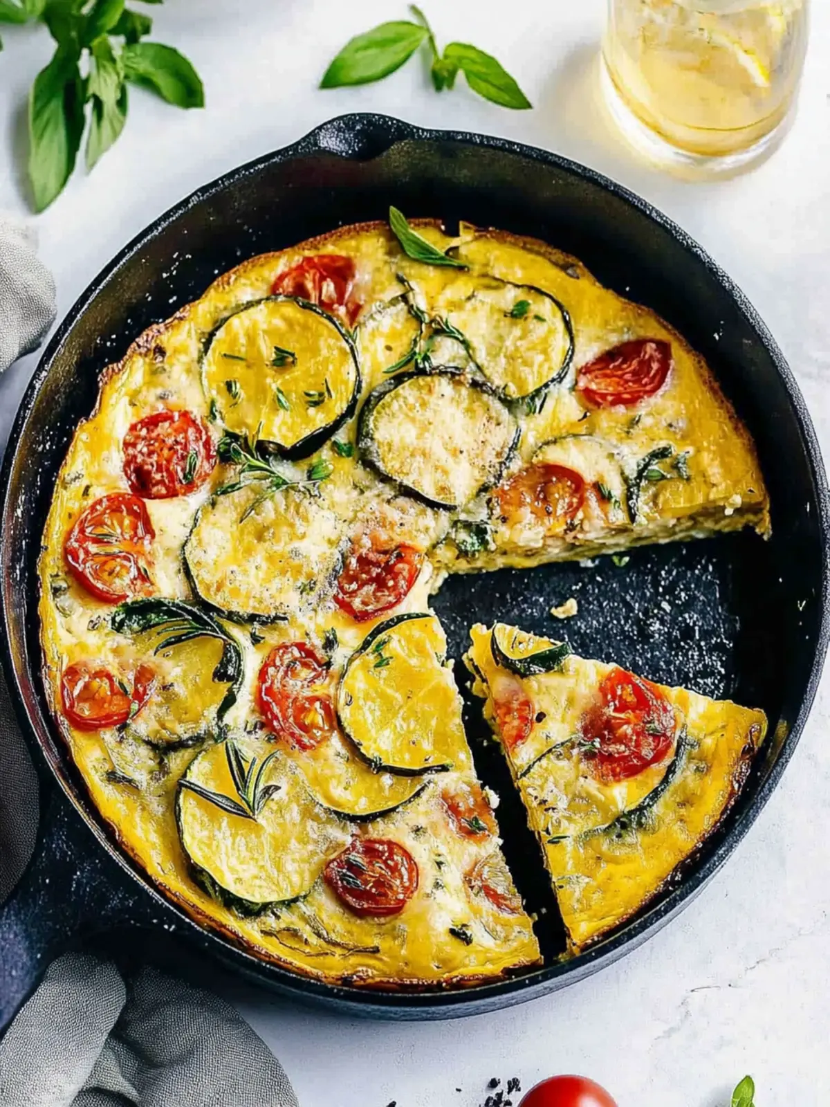 Tomaten-Zucchini-Omelett