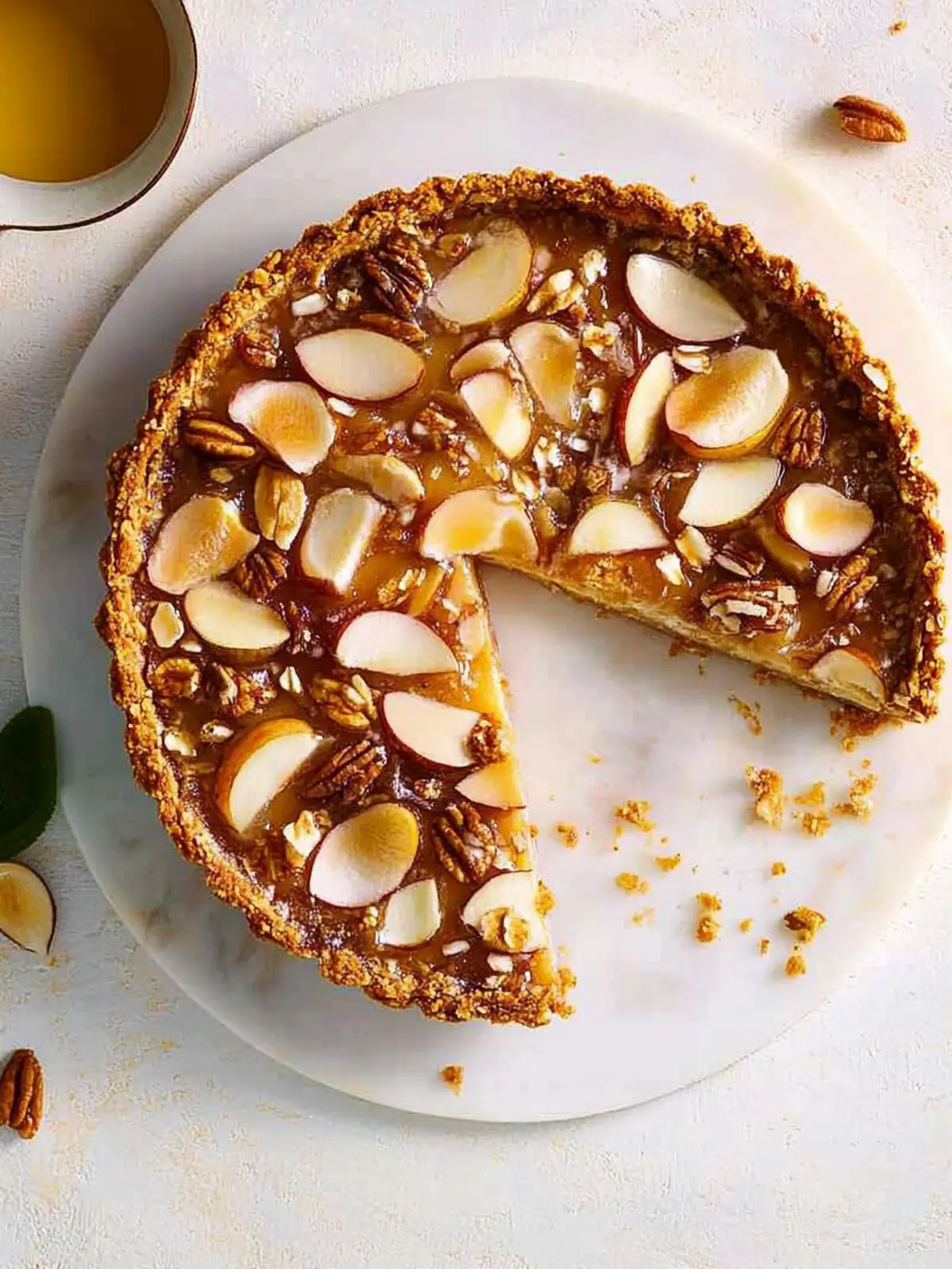 Rosmarin-Honig-Mandel-Tarte – Dessertidee für Silvester