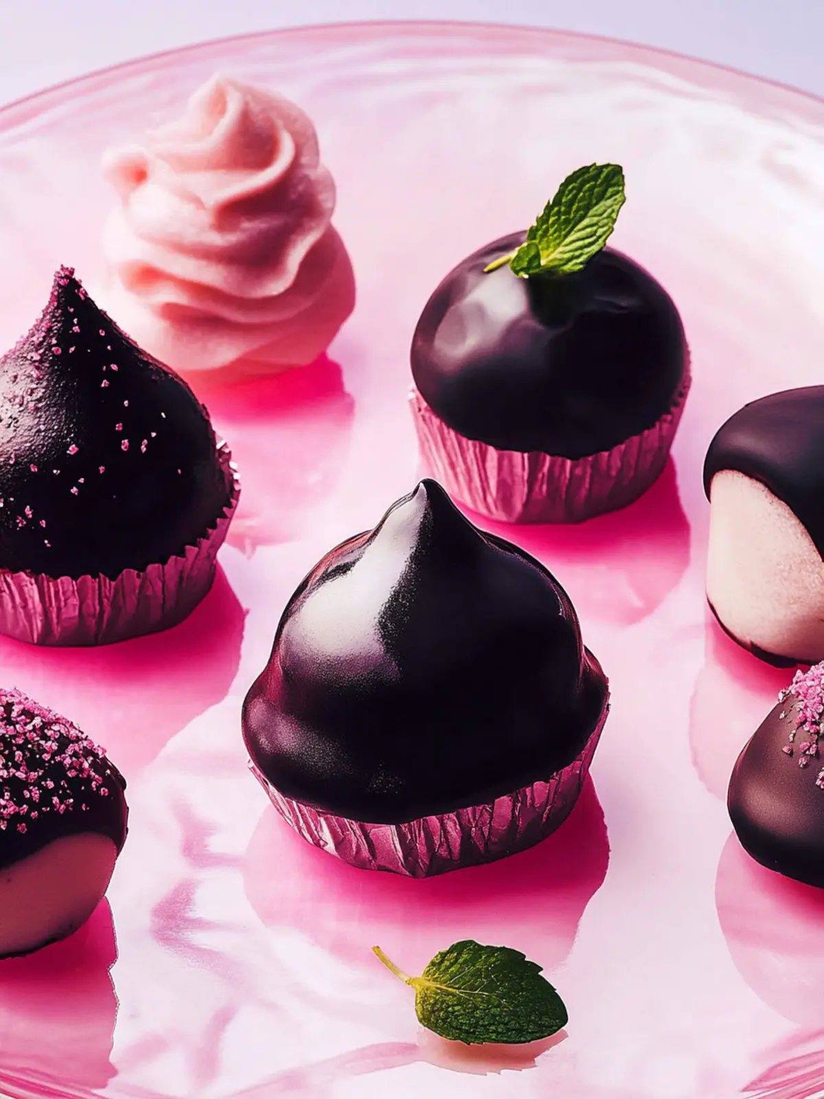 Schokoladenüberzogene Marshmallow-Kekse – festliche Leckereien