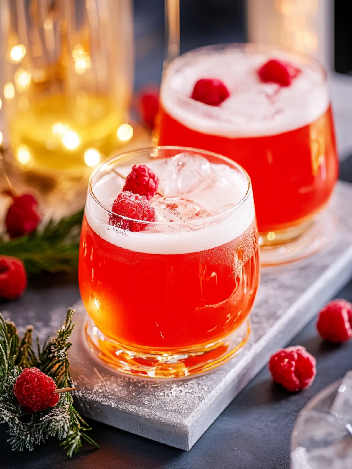 alkoholhaltiger Sorbet-Punsch