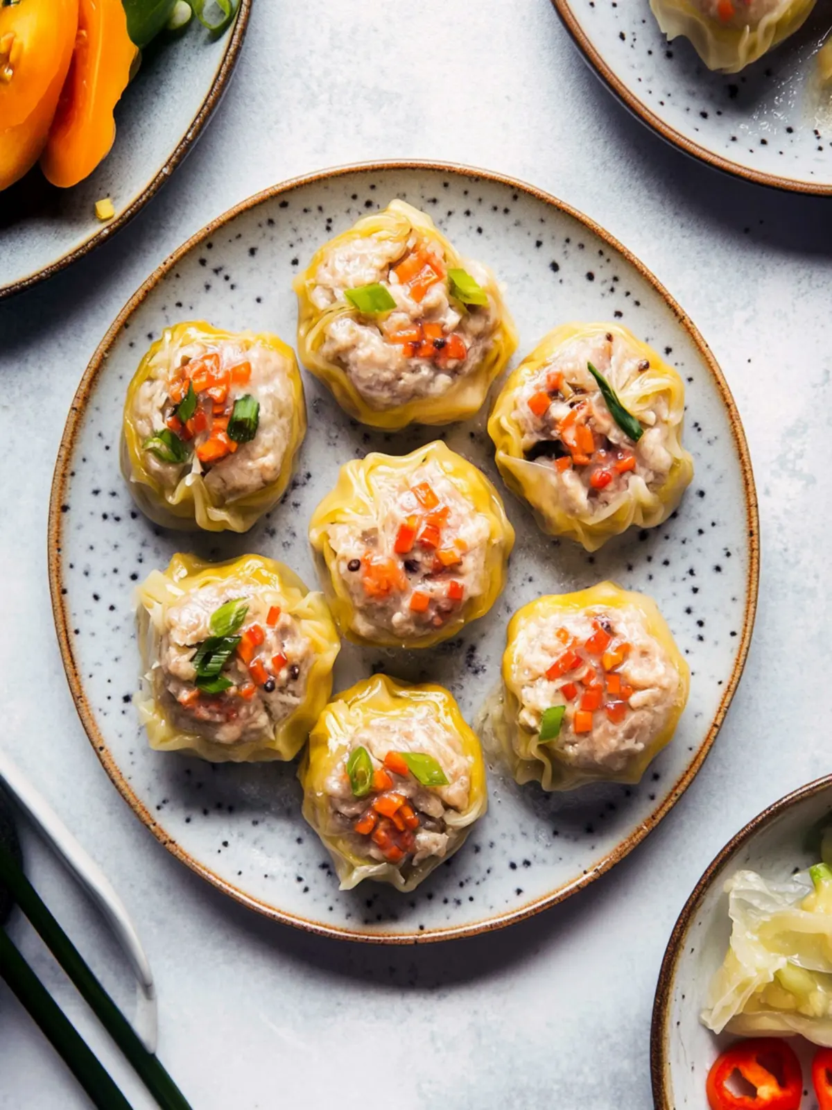 Siu Mai (Shumai) – Chinesische gedämpfte Teigtaschen