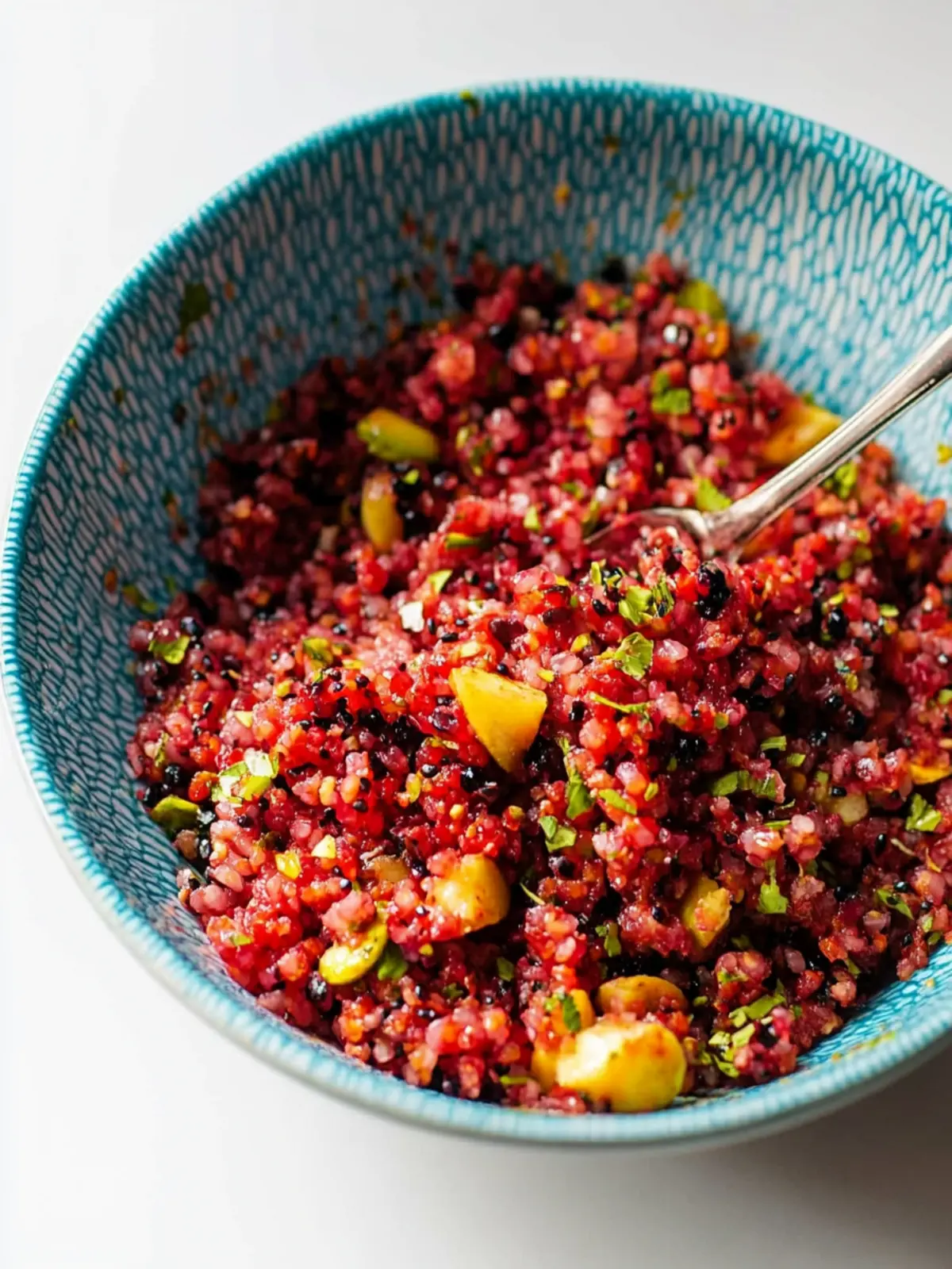 Ingwer-Cranberry-Salsa – Neujahrsvorspeisen