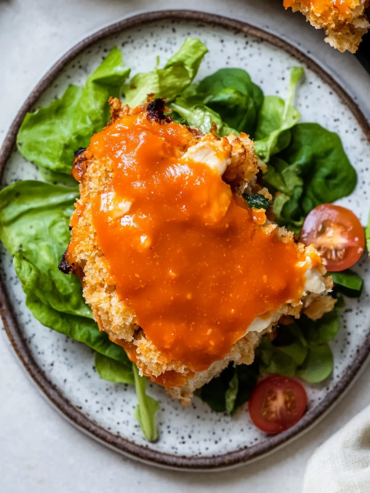 Gefüllte Buffalo-Hähnchenbrust