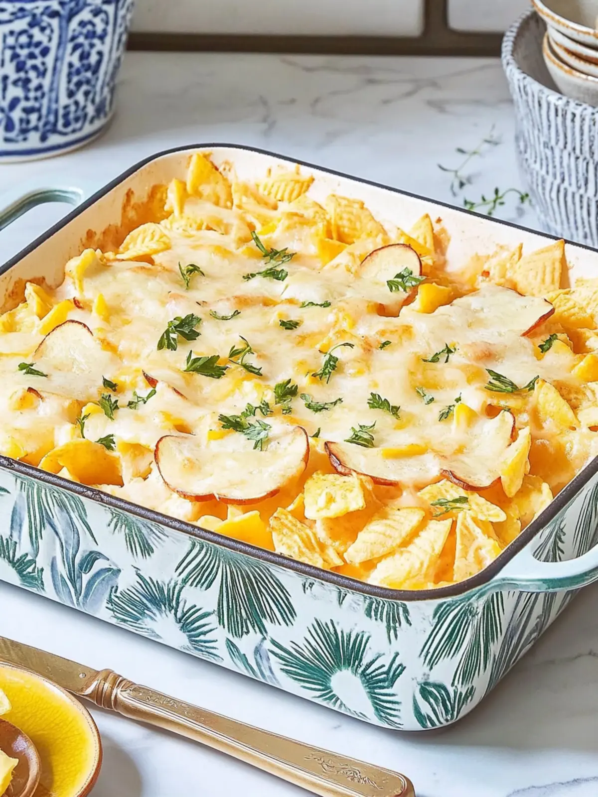 Scharfer Thunfisch-Nudelauflauf mit Miso