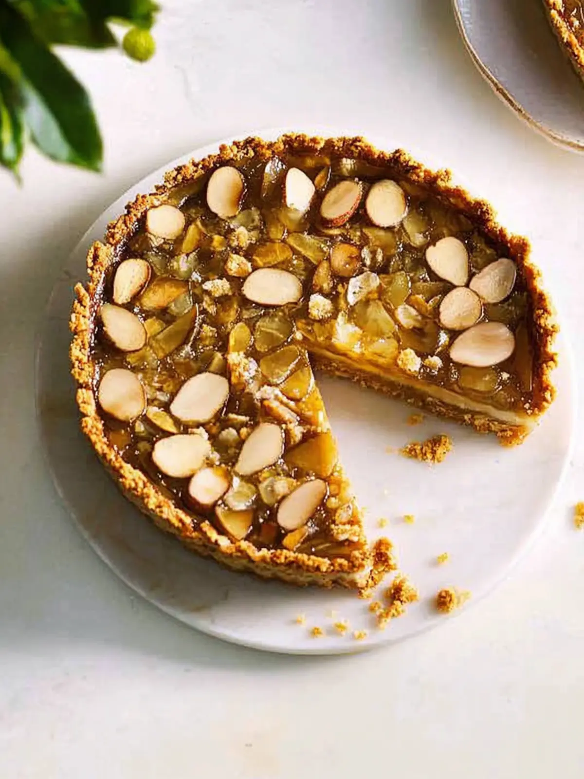 Rosmarin-Honig-Mandel-Tarte – Dessertidee für Silvester