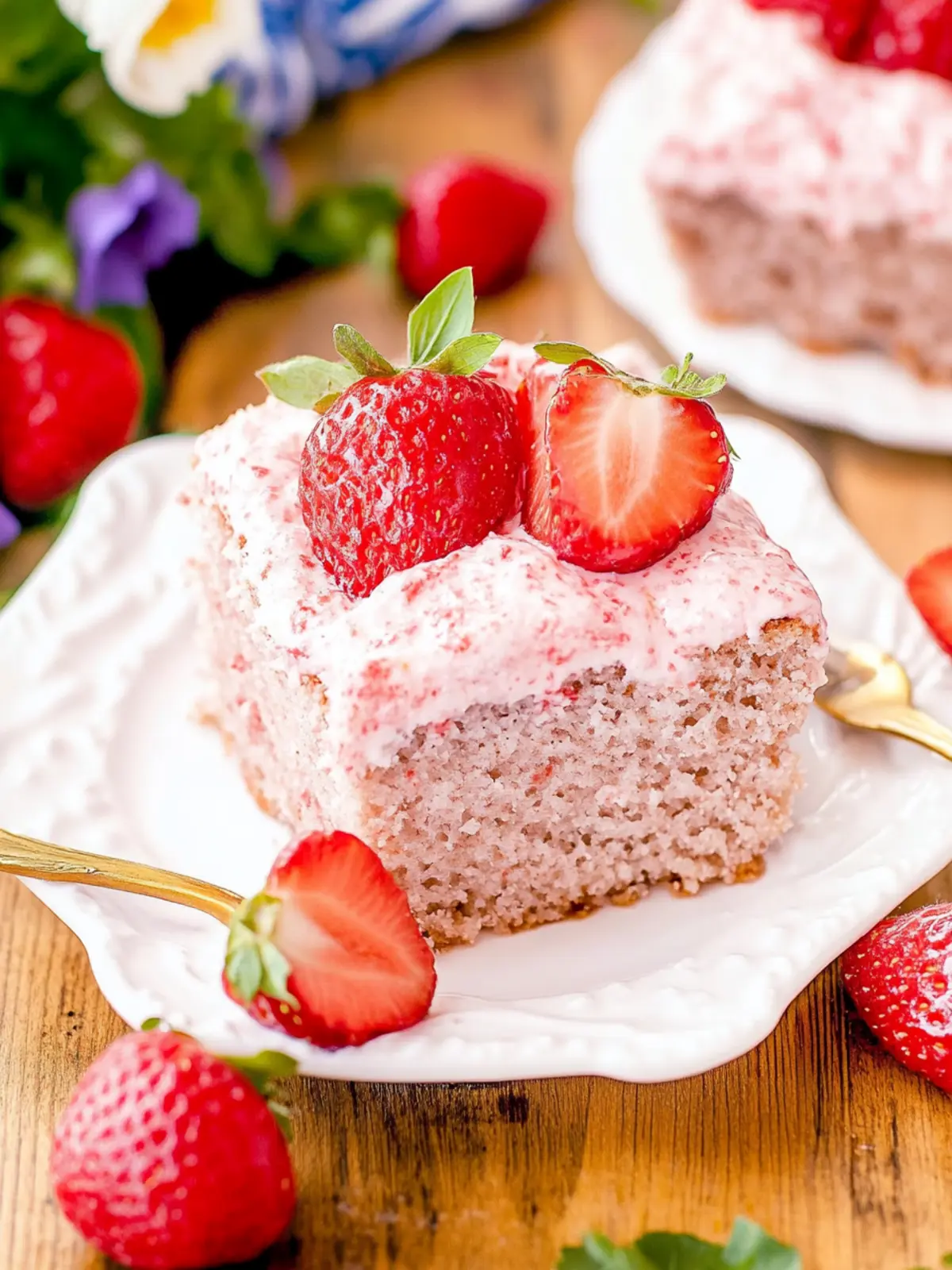 Erdbeerkuchen vom Blech (selbstgemacht)