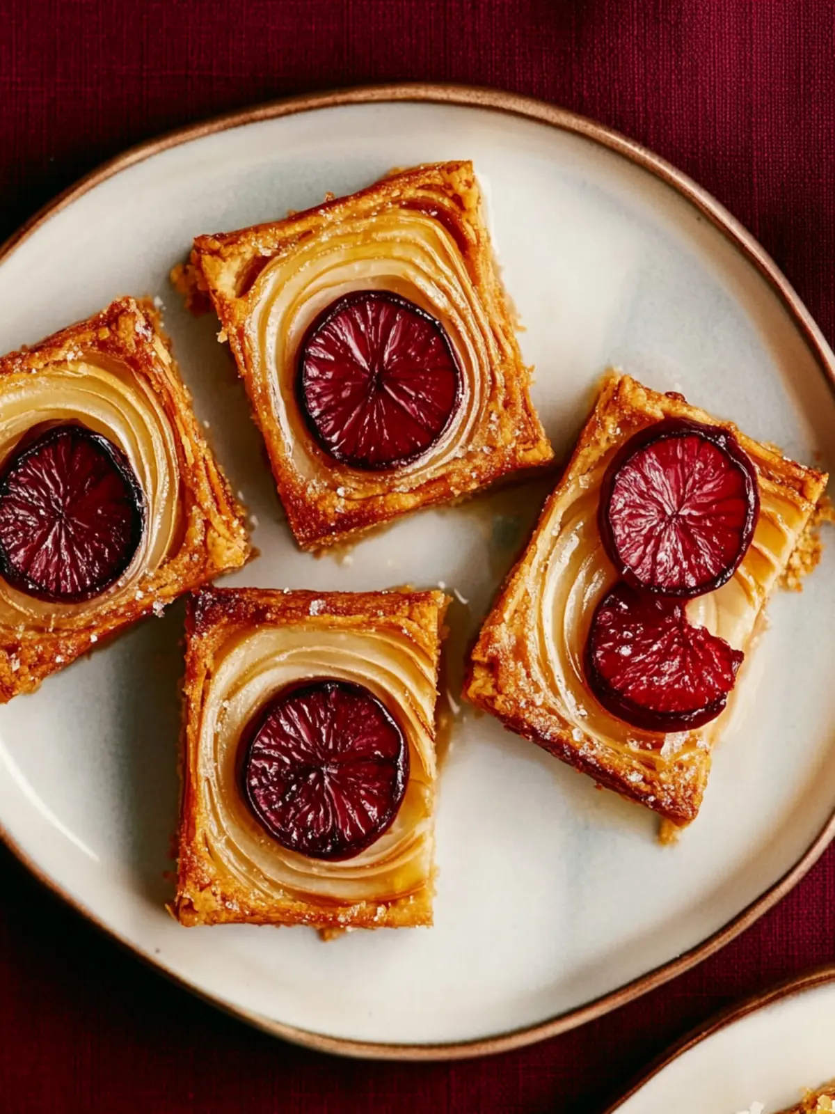 Einfachste Pflaumentörtchen