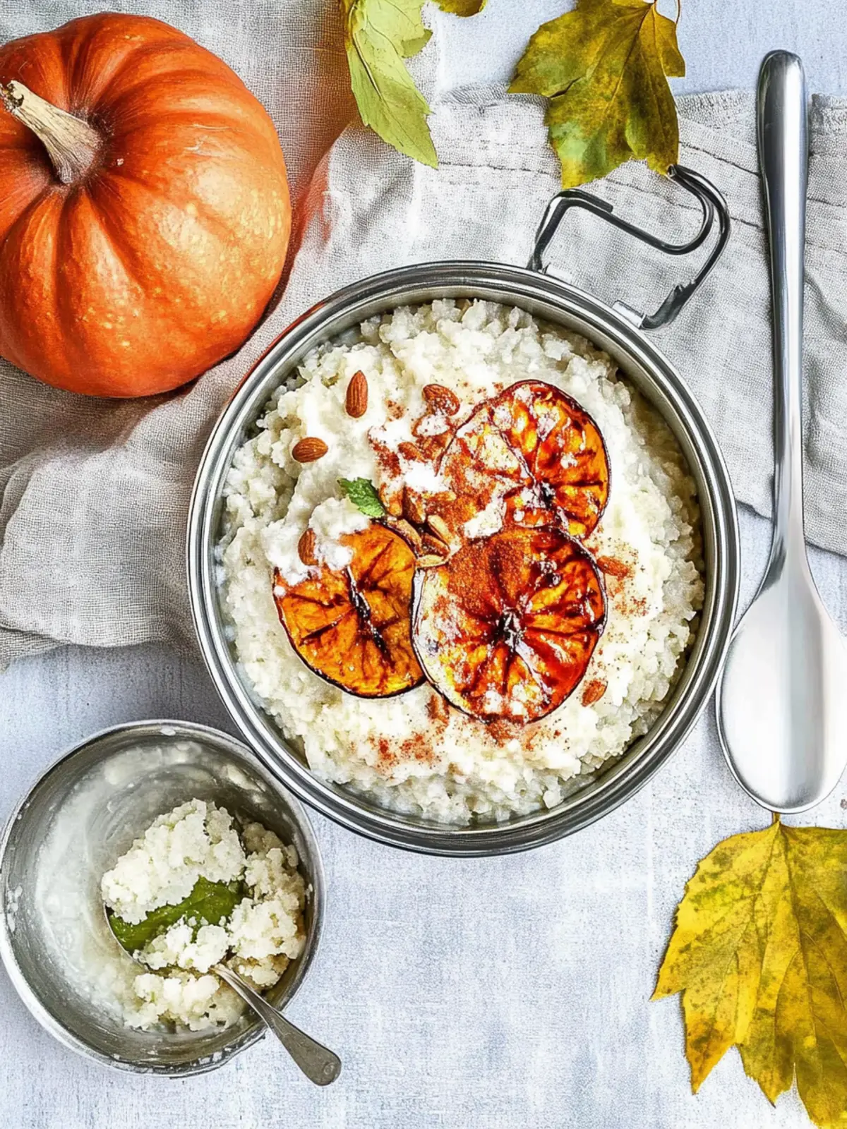 Kokosmilchreis mit Bratapfel