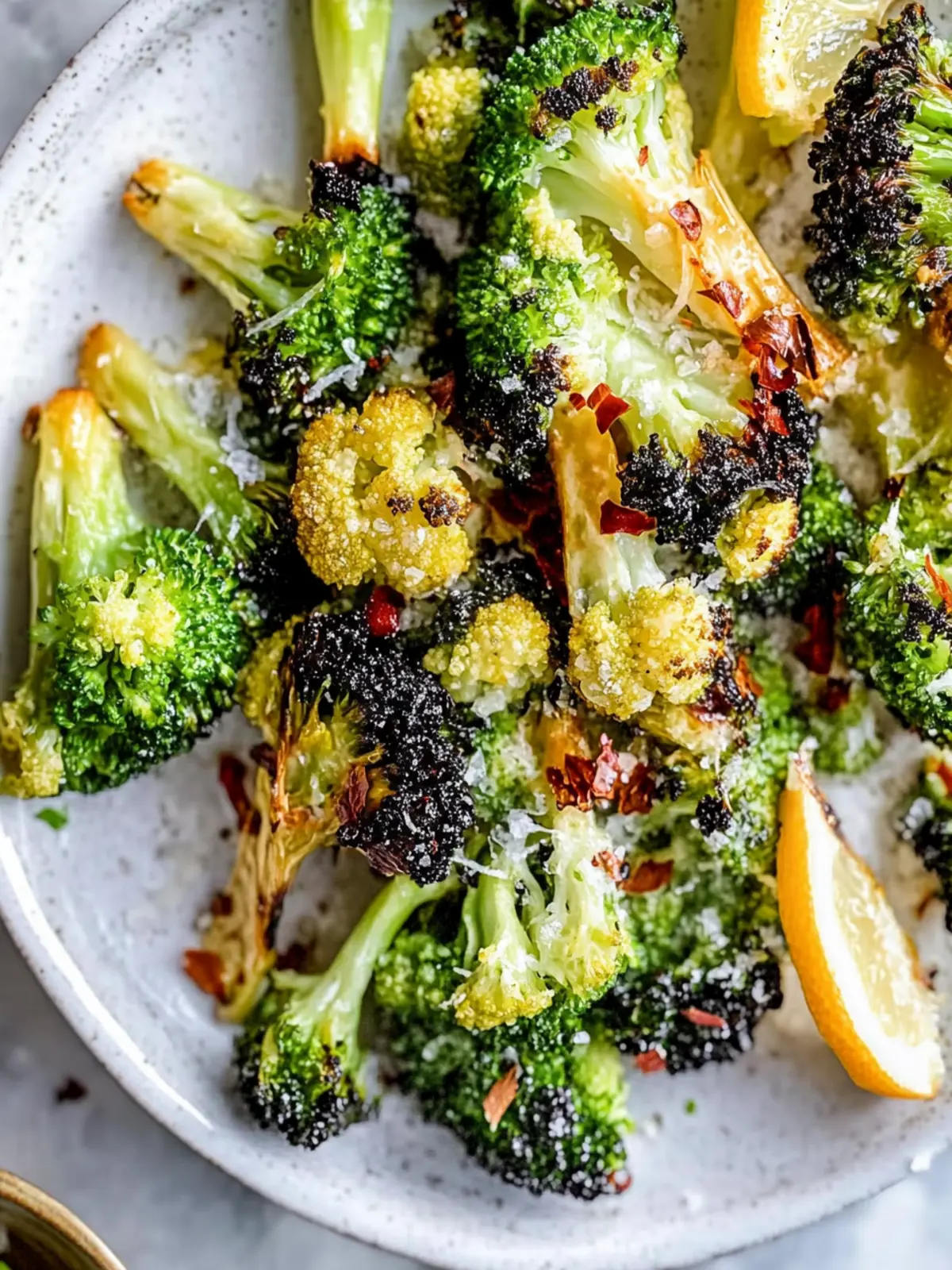 Brokkoli aus der Heißluftfritteuse