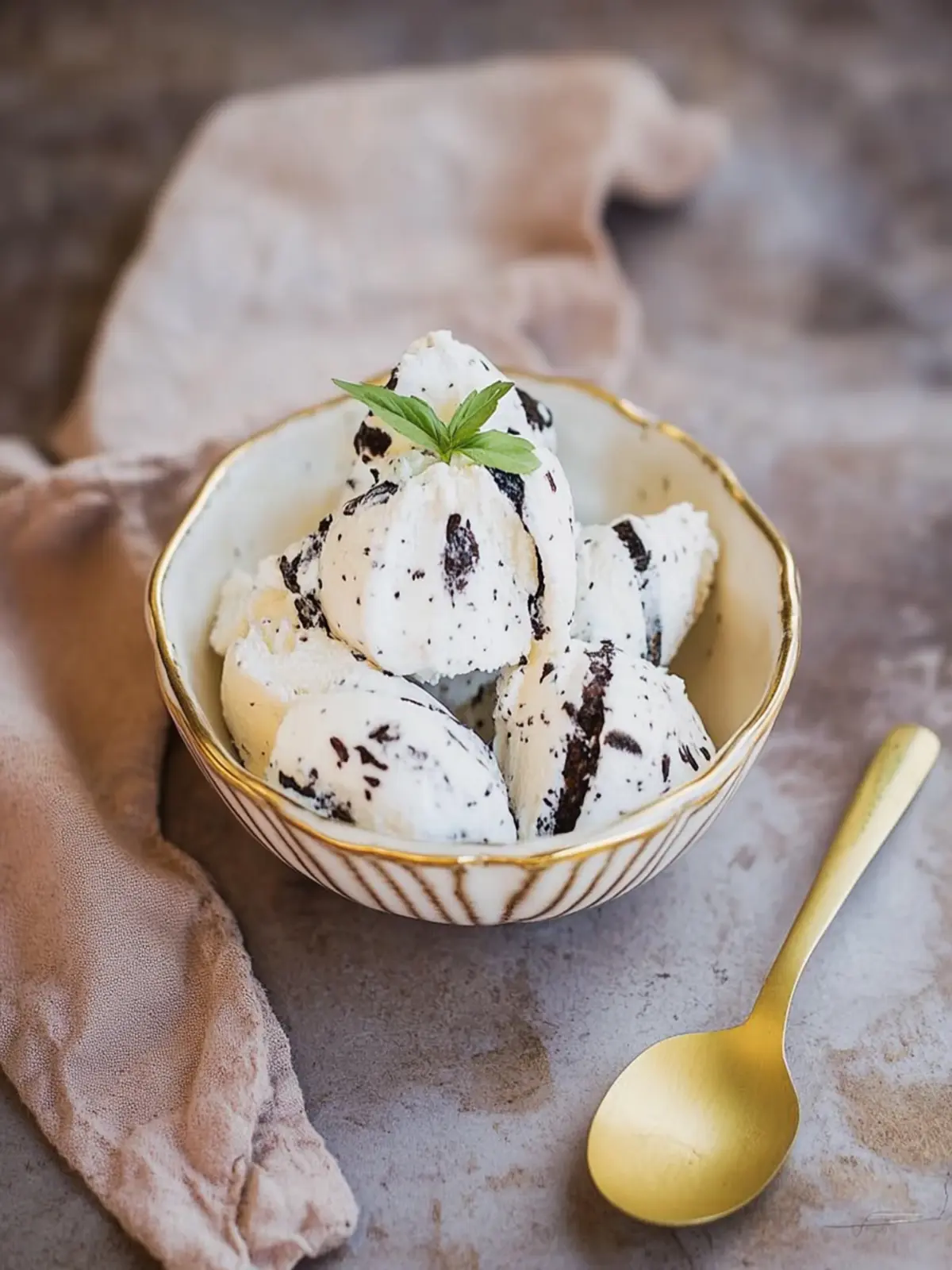 Stracciatella-Eis