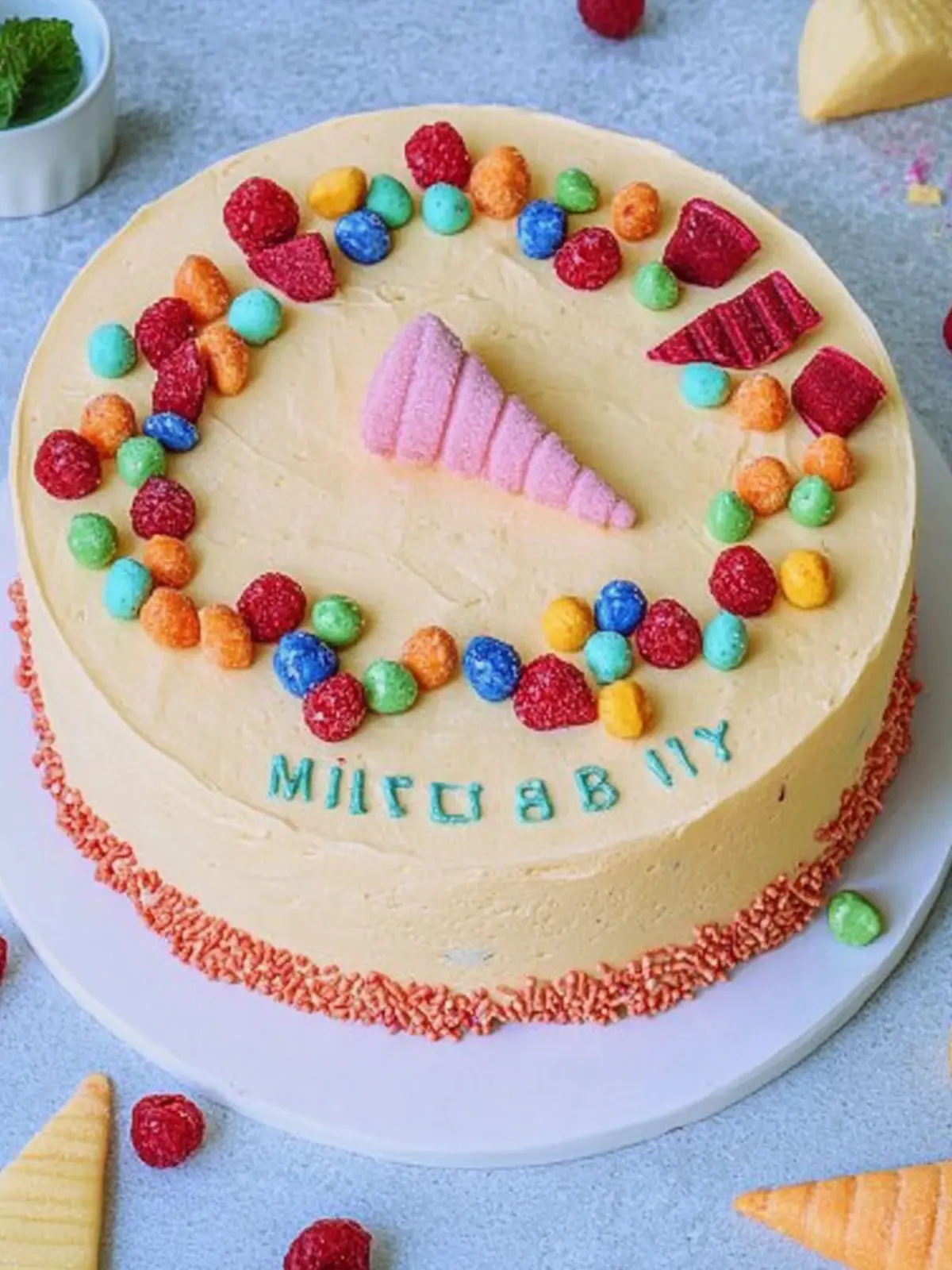 Quick cake for school enrollment