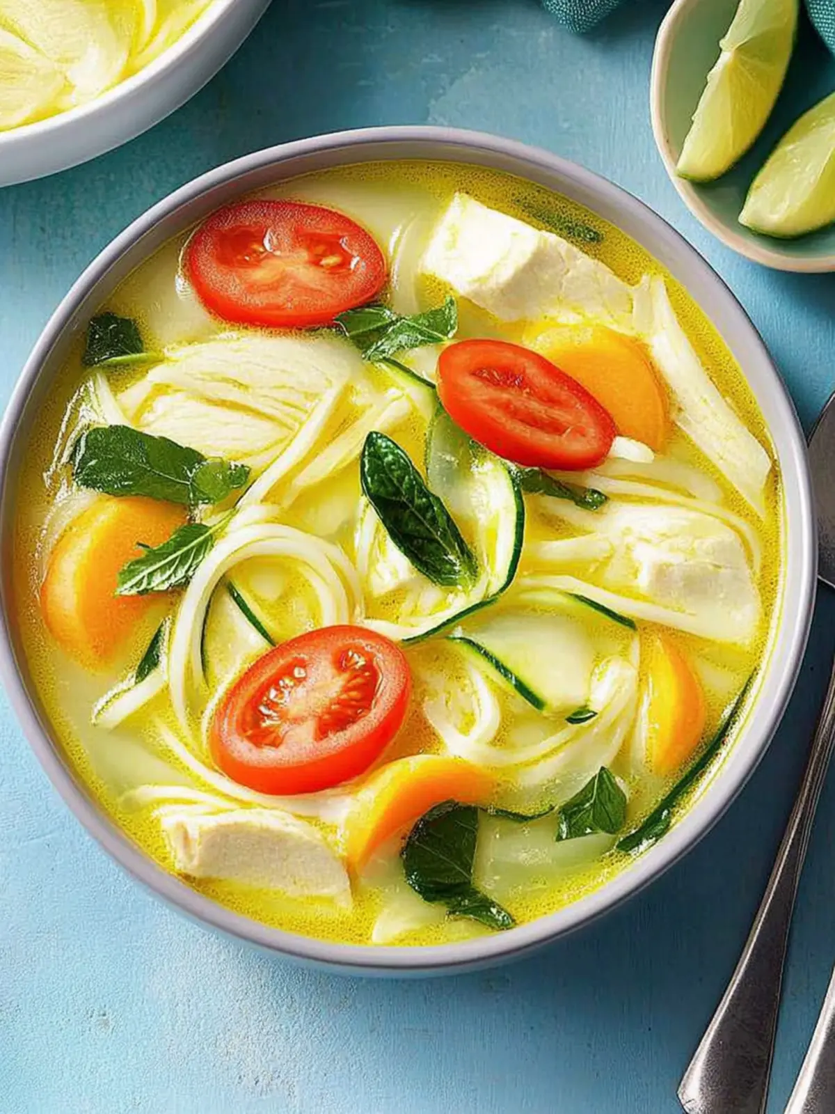 Ceylon-Hühnercurry-Nudelsuppe – Glücksessen für Neujahr