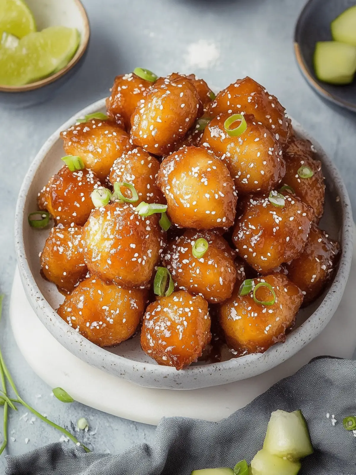 Hähnchenhäppchen mit Honig