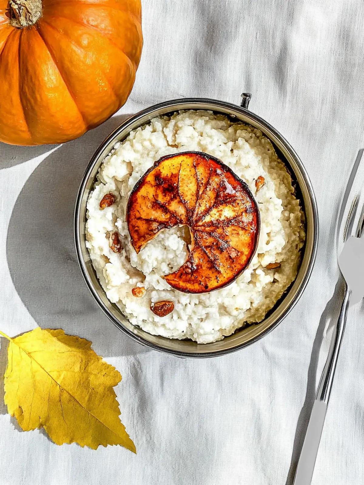 Kokosmilchreis mit Bratapfel
