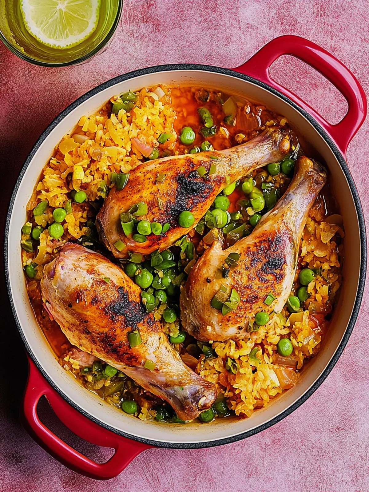 Chicken Rice Stew with Olive Gremolata