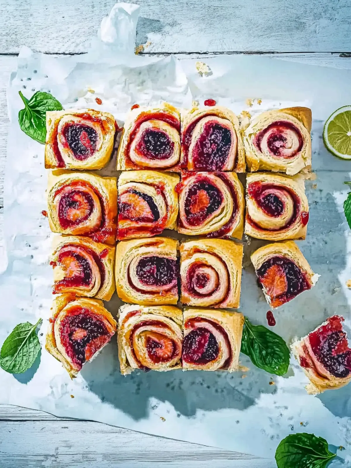 Glutenfreie Zwetschgen-Hefeschnecken